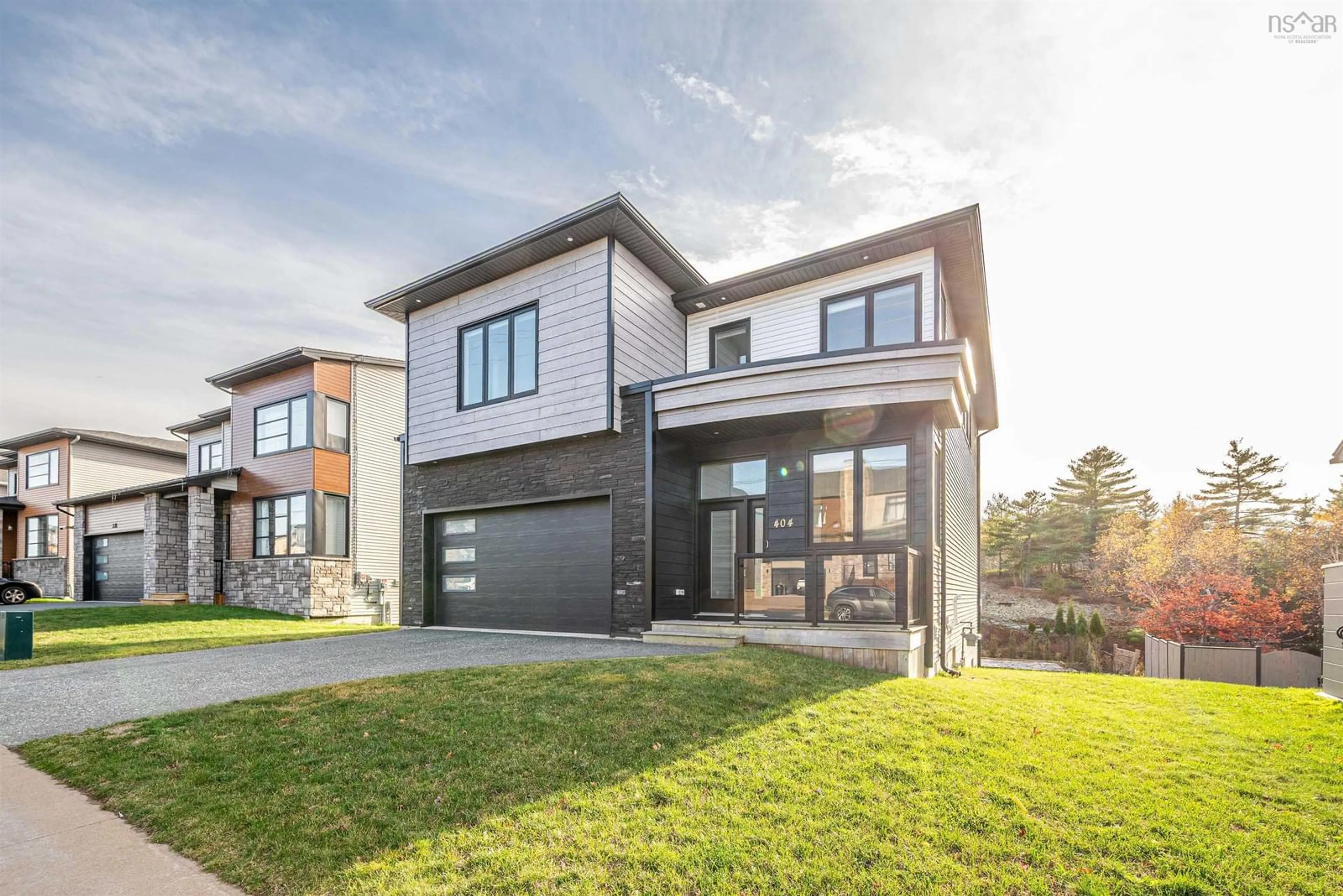 Home with brick exterior material, street for 404 Starboard Dr, Halifax Nova Scotia B3M 0L4