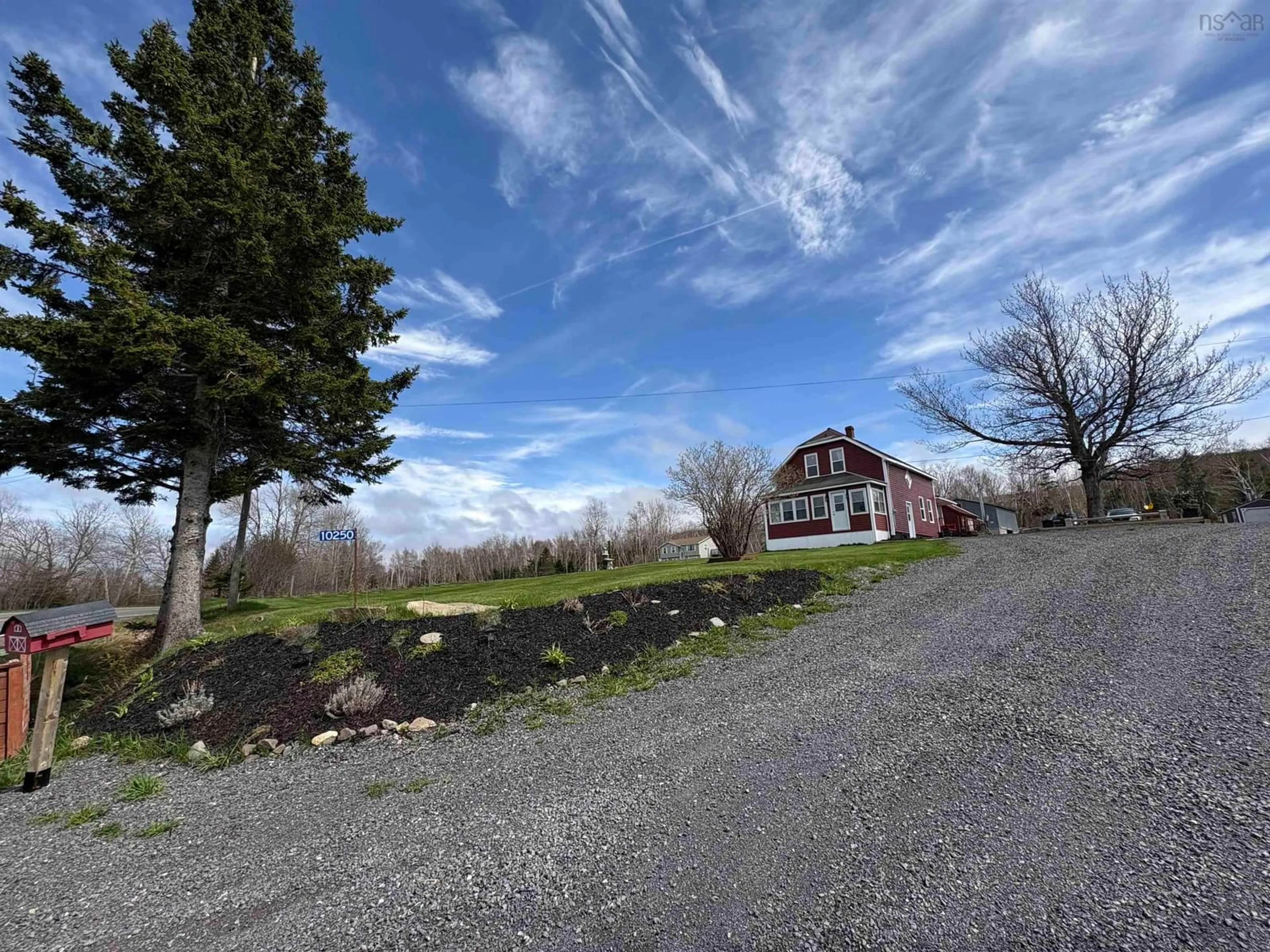 A pic from outside/outdoor area/front of a property/back of a property/a pic from drone, unknown for 10250 Highway 4, Broadway Nova Scotia B0K 1G0