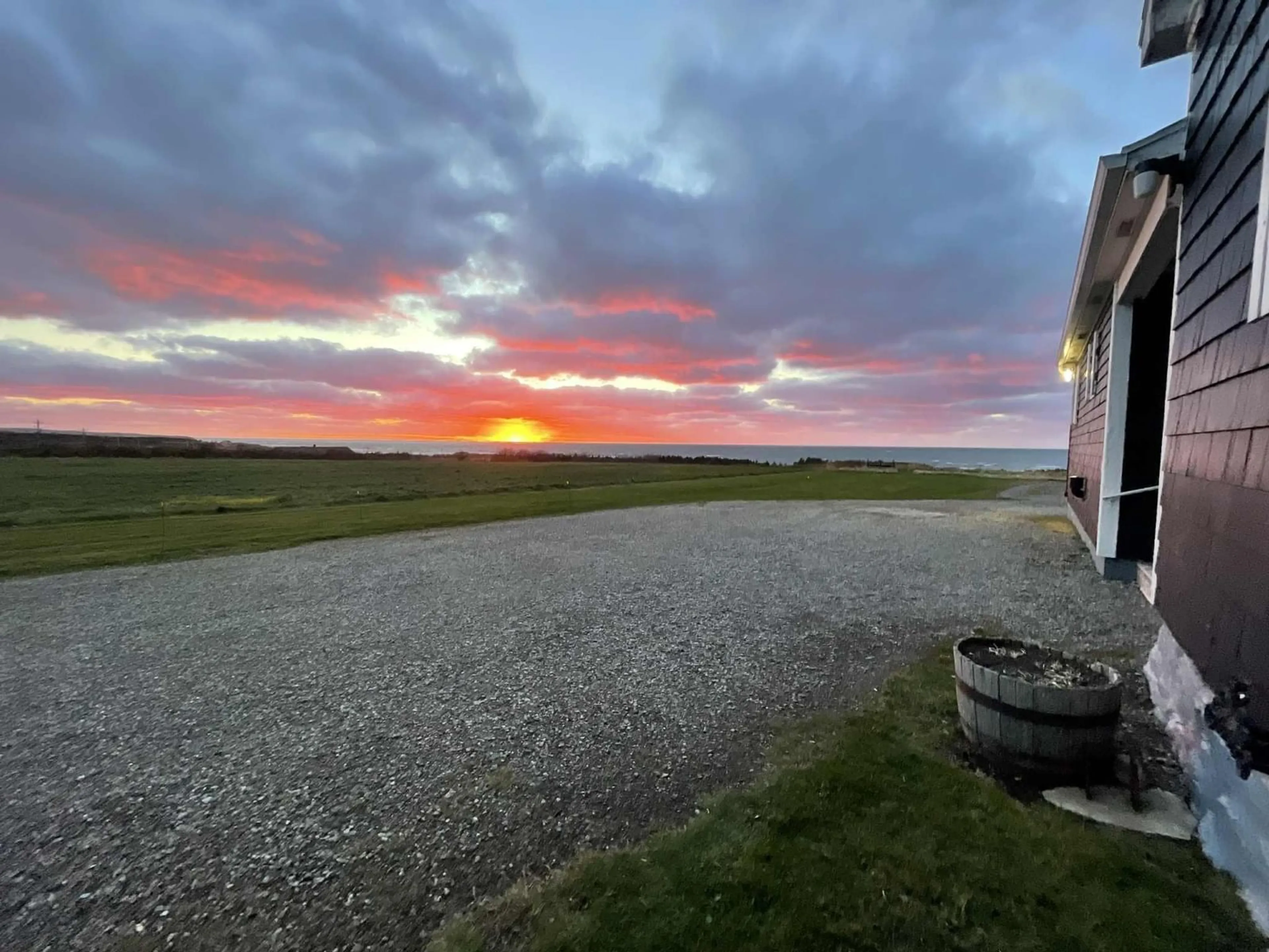 A pic from outside/outdoor area/front of a property/back of a property/a pic from drone, unknown for 13763 Cabot Trail, Point Cross Nova Scotia B0E 1H0