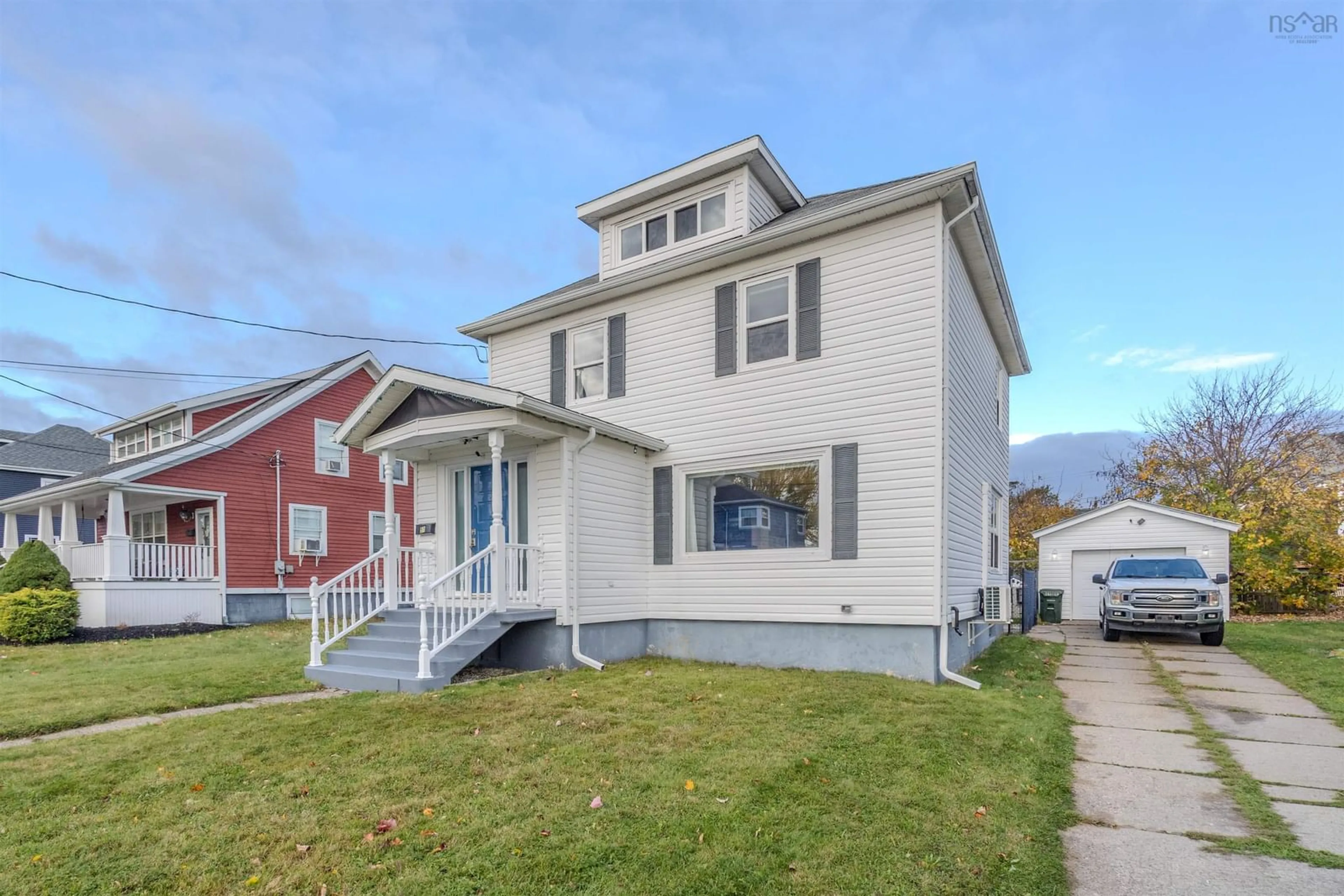 Home with vinyl exterior material, street for 51 Catherine St, Glace Bay Nova Scotia B1A 2J8