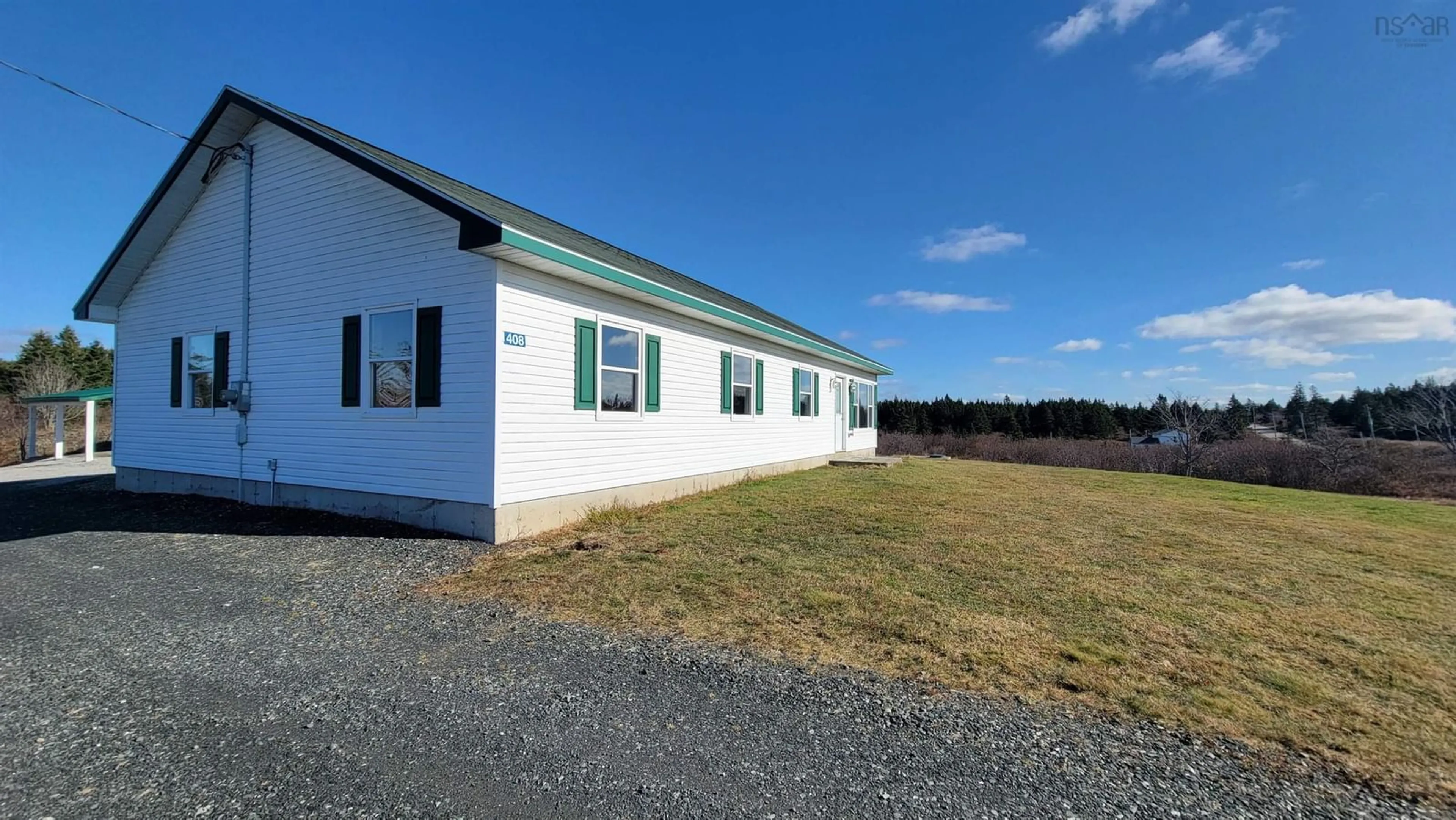 A pic from outside/outdoor area/front of a property/back of a property/a pic from drone, building for 408 Highway 304, Overton Nova Scotia B5A 5G6