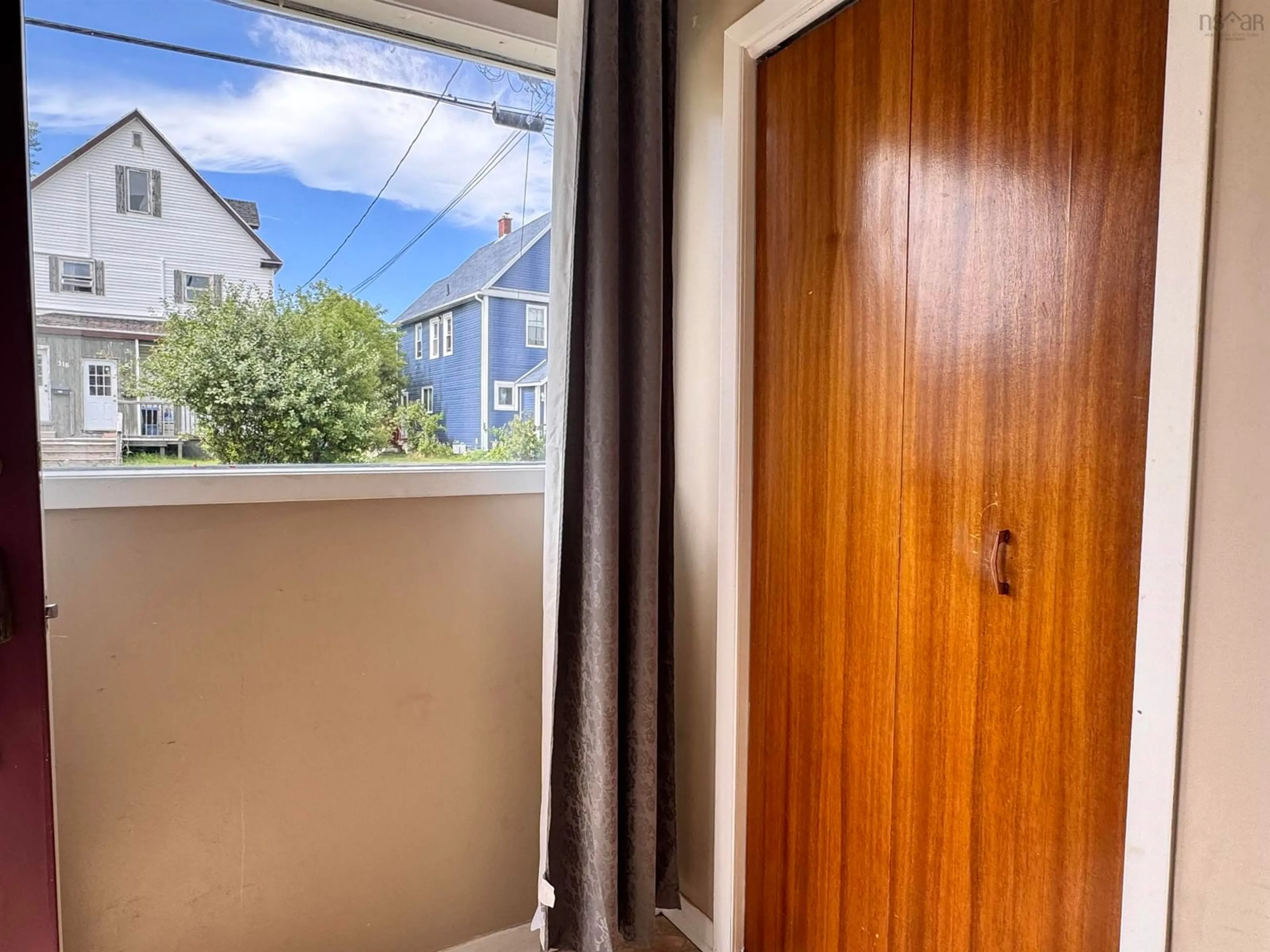 Balcony in the apartment, street for 319 York St, Glace Bay Nova Scotia B1A 2M6