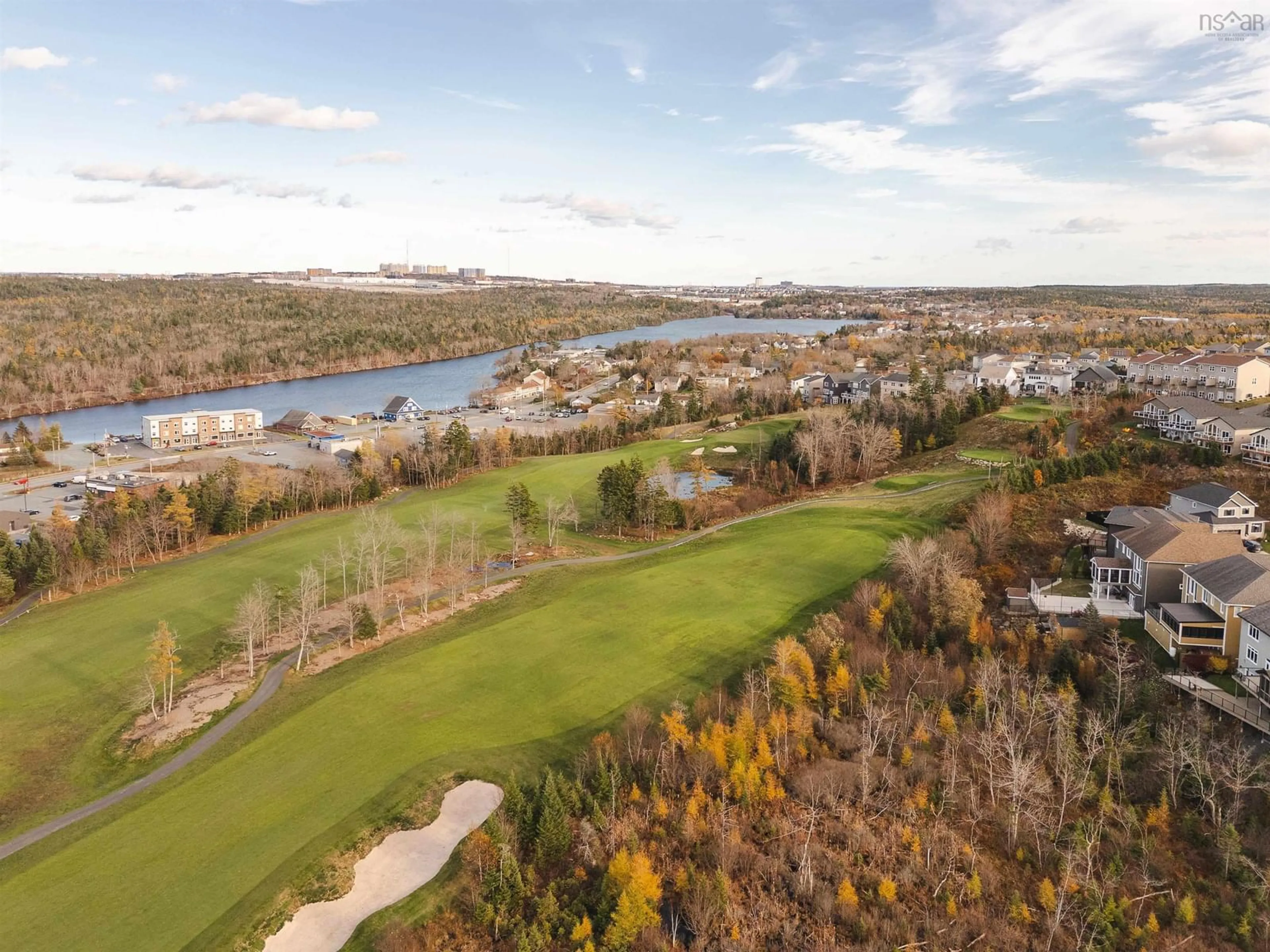 A pic from outside/outdoor area/front of a property/back of a property/a pic from drone, water/lake/river/ocean view for 33 Merlot Crt, Timberlea Nova Scotia B3T 0C2