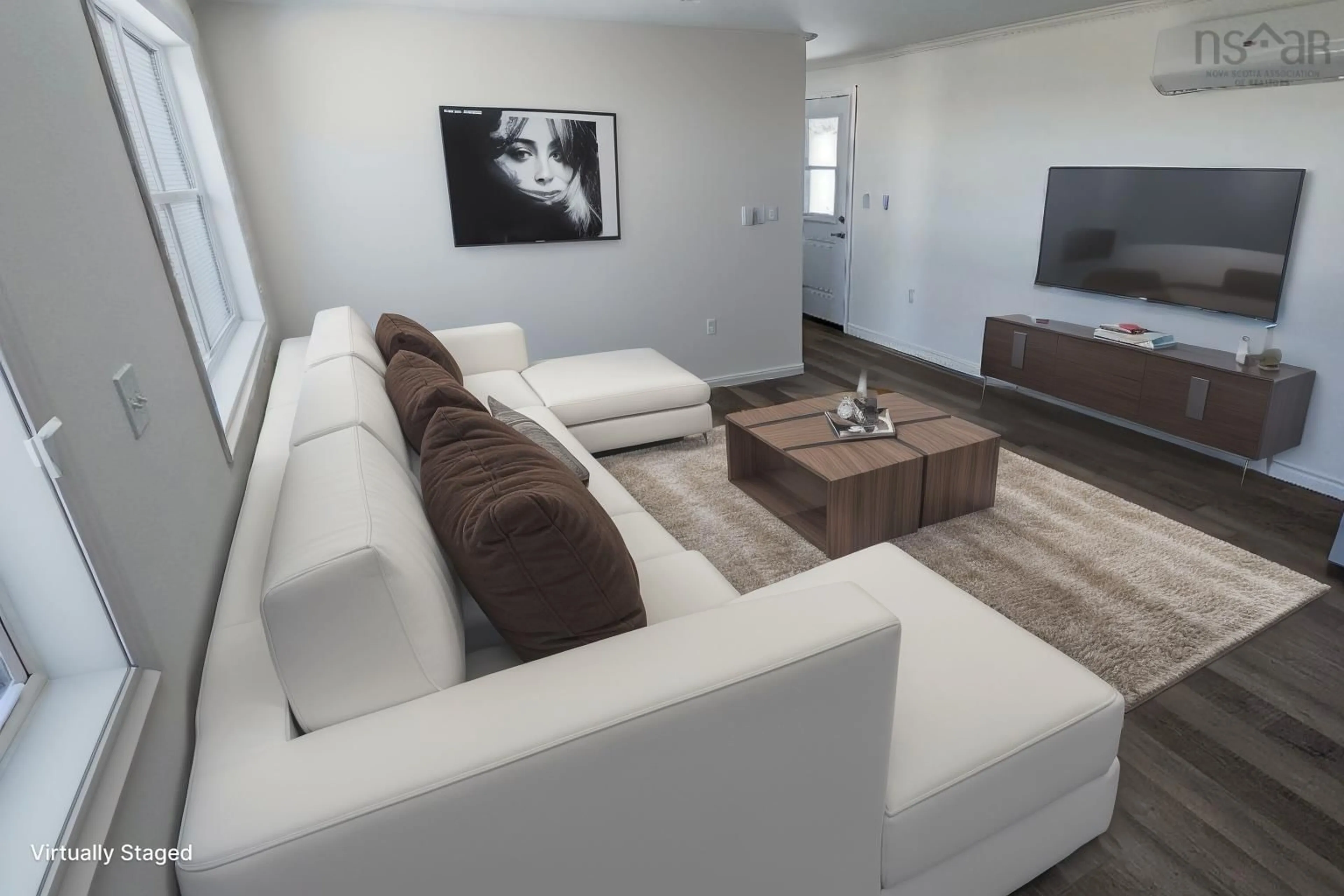 Living room with furniture, unknown for 48 High Street Estate, New Glasgow Nova Scotia B2H 4B8