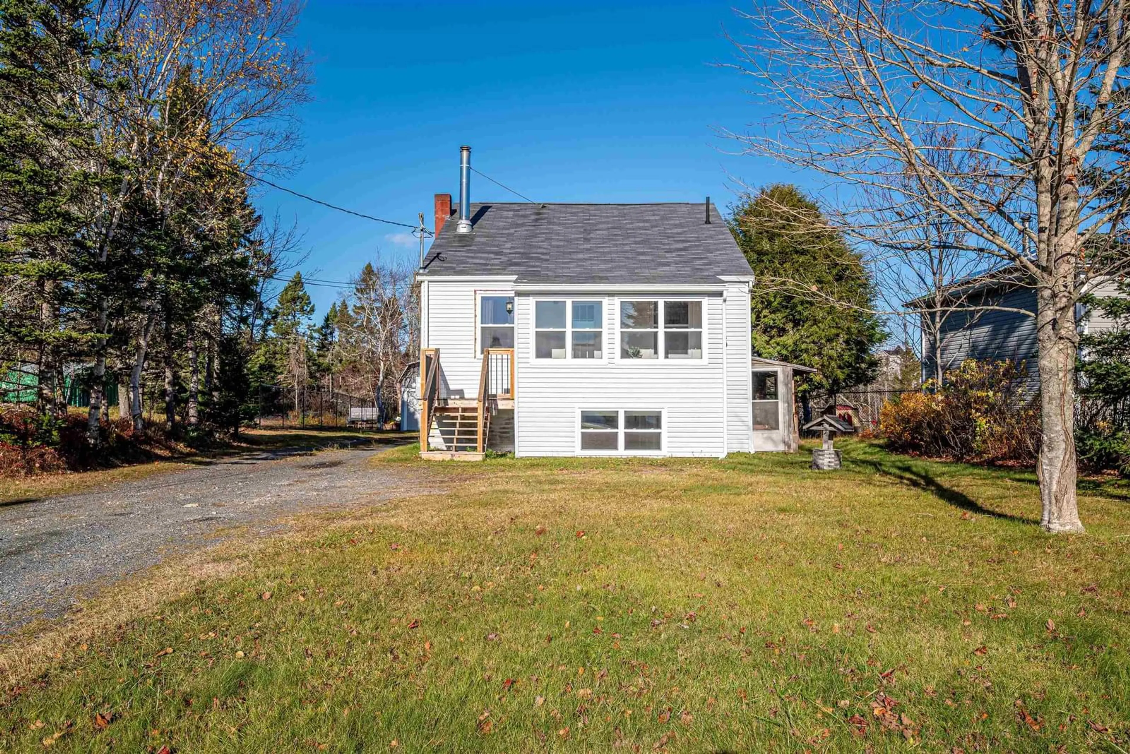 A pic from outside/outdoor area/front of a property/back of a property/a pic from drone, street for 4597 Prospect Rd., Bayside Nova Scotia B3Z 1L8