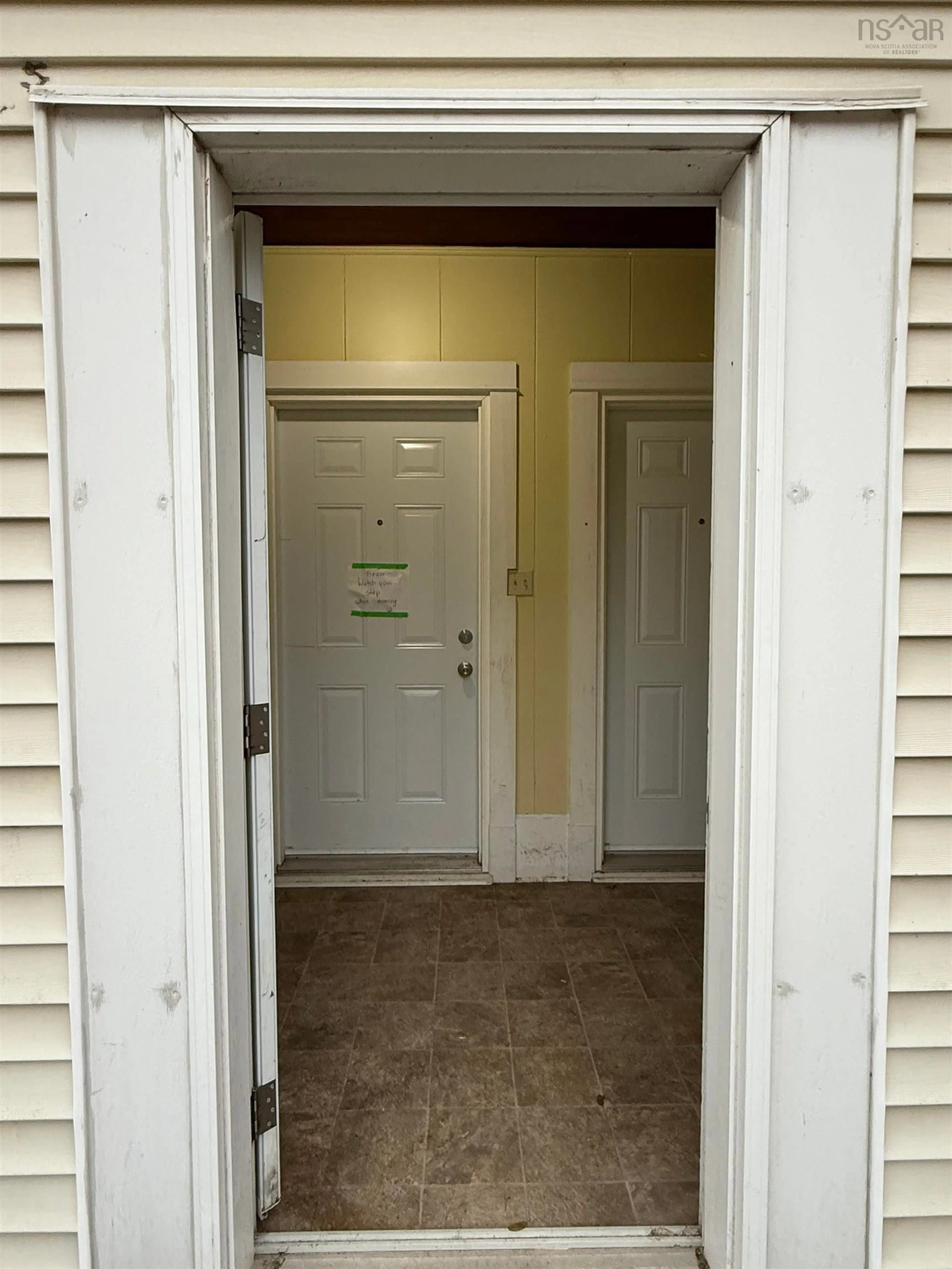 Indoor entryway for 131 Mackay St, Stellarton Nova Scotia B0K 1S0
