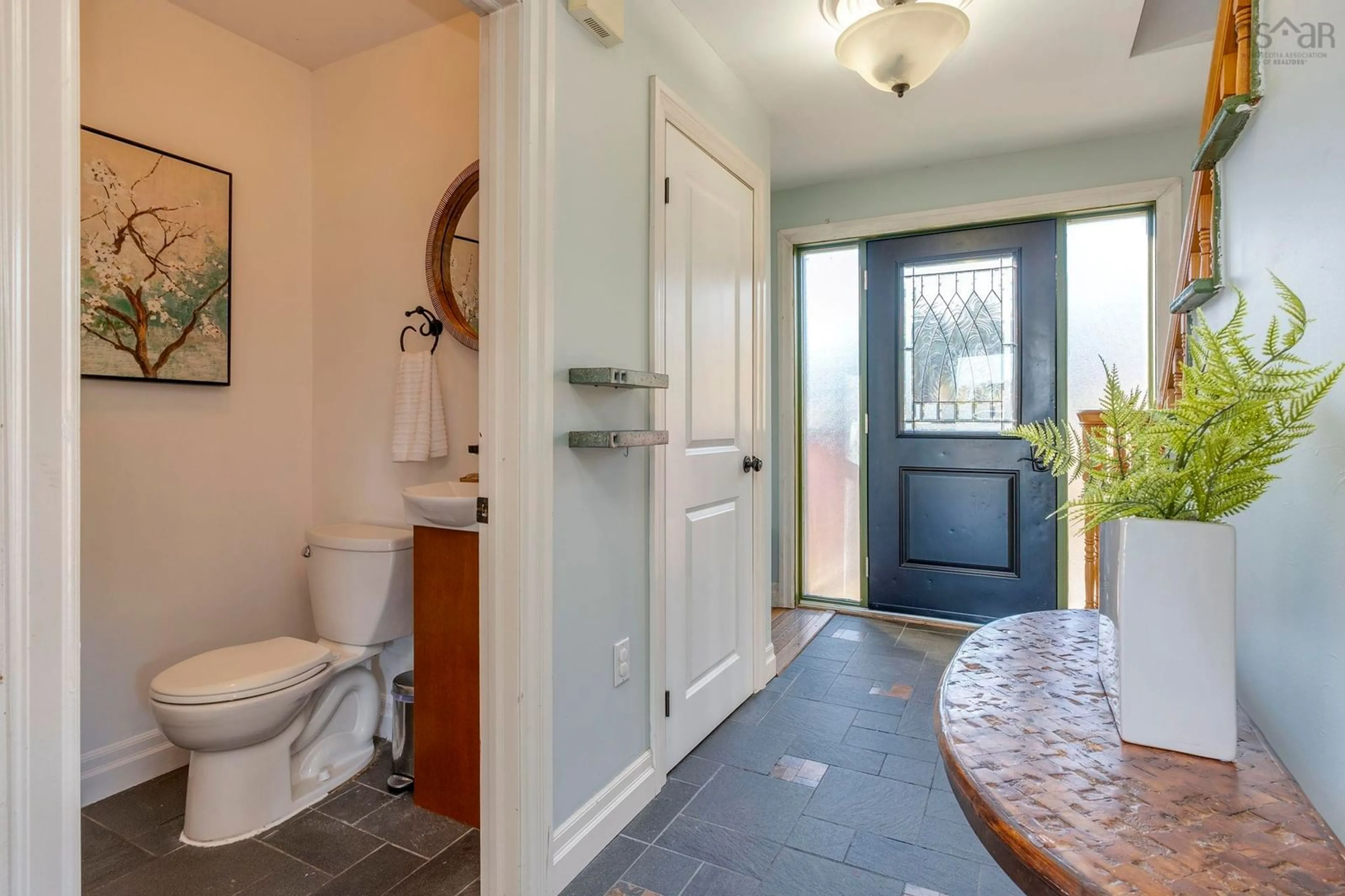 Indoor entryway for 698 Ketch Harbour Rd, Portuguese Cove Nova Scotia B3V 1K2