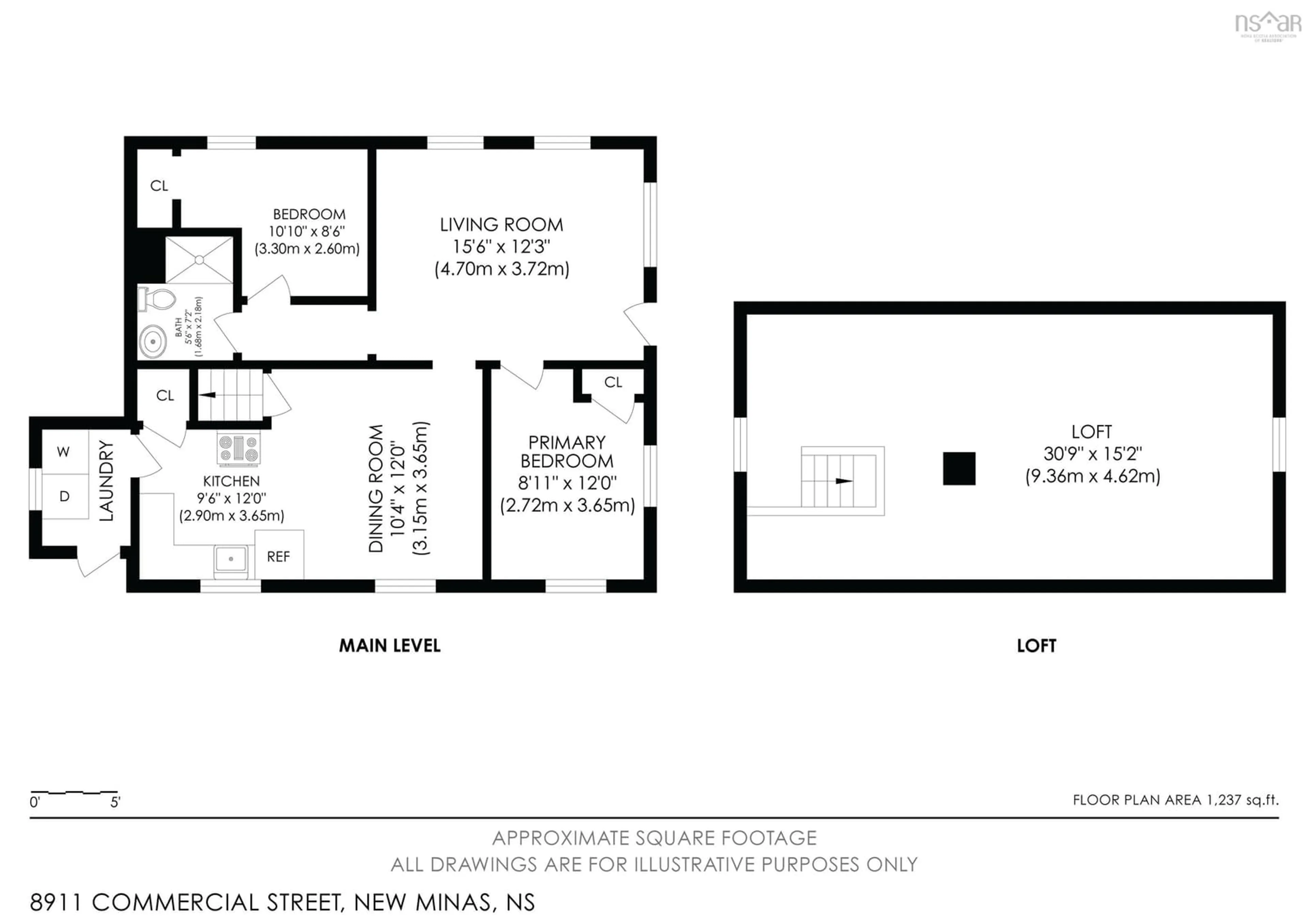 Floor plan for 8911 Commercial Street, New Minas Nova Scotia B4N 3E1
