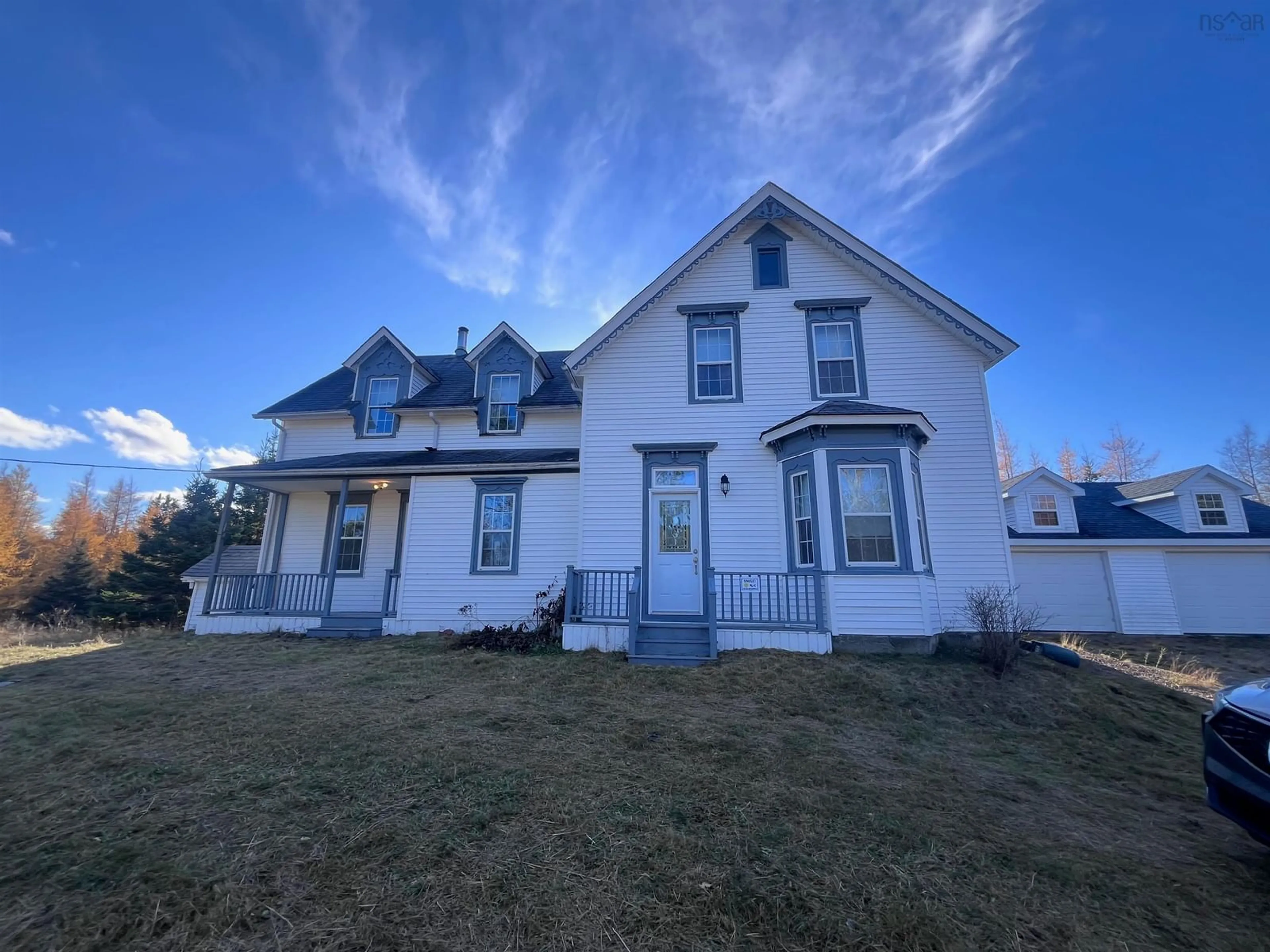 A pic from outside/outdoor area/front of a property/back of a property/a pic from drone, building for 203 West Side Road, East River St. Marys Nova Scotia B2H 5C8