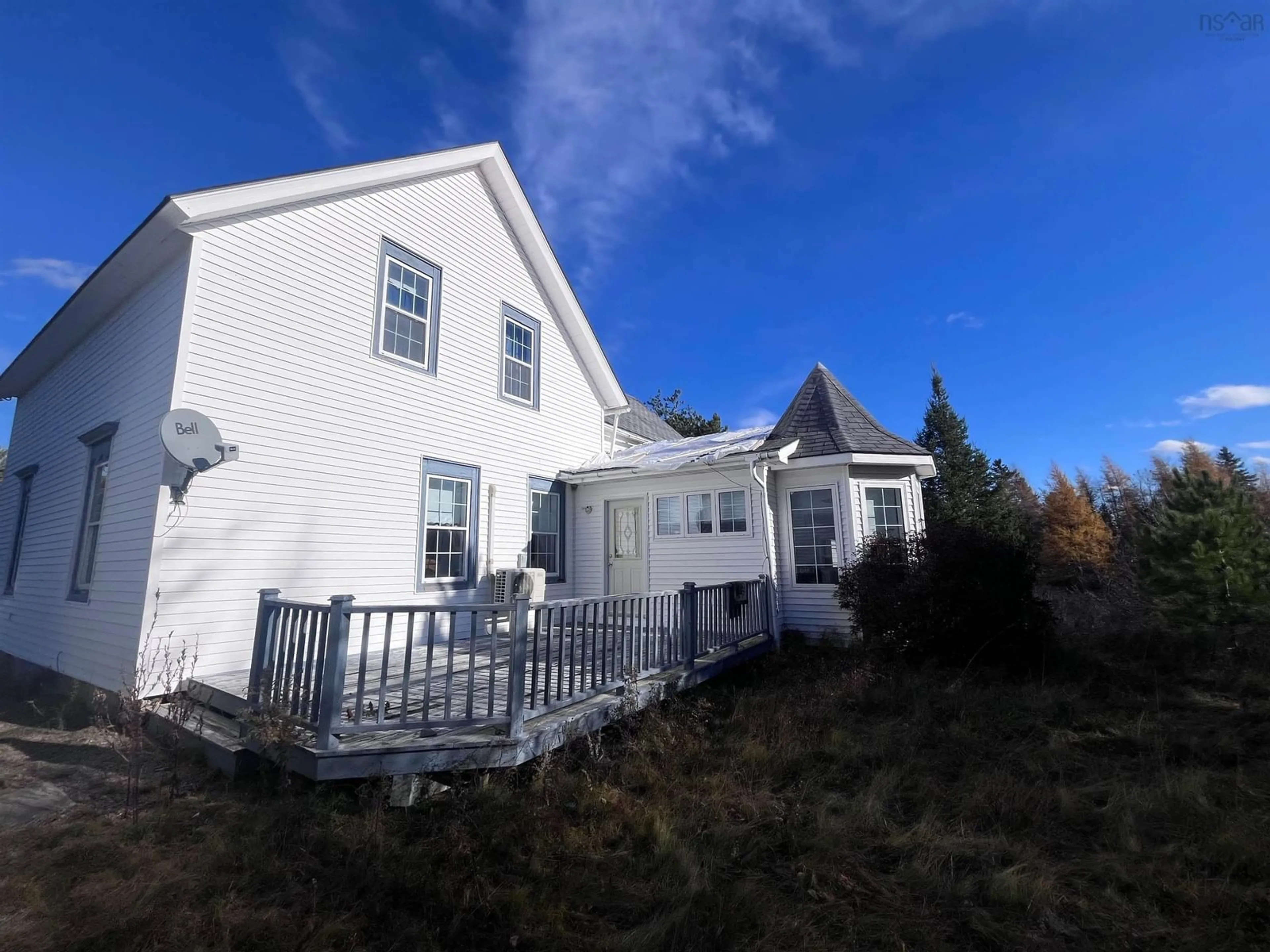A pic from outside/outdoor area/front of a property/back of a property/a pic from drone, building for 203 West Side Road, East River St. Marys Nova Scotia B2H 5C8