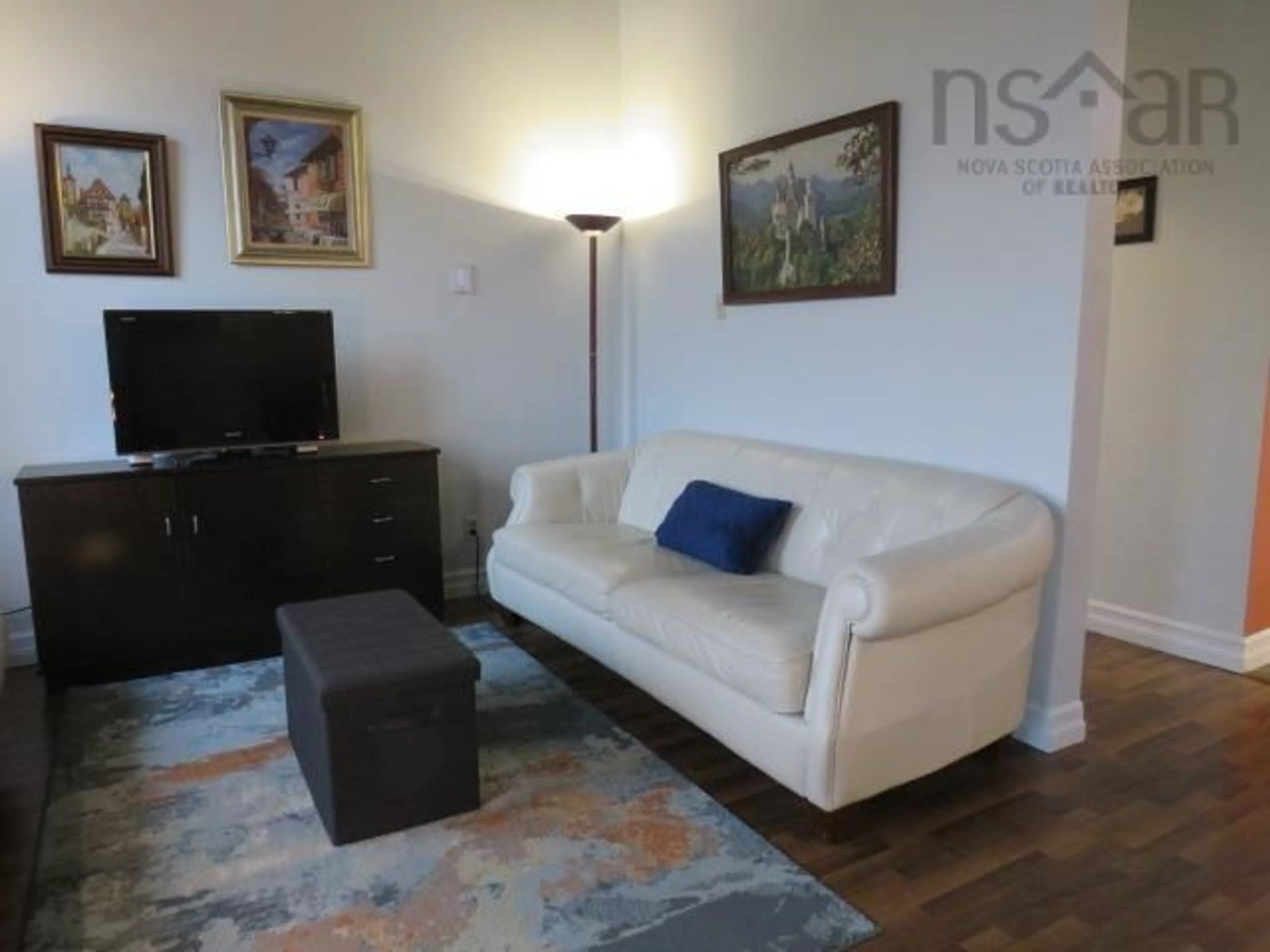 Living room with furniture, unknown for 215 King St #207, Bridgewater Nova Scotia B4V 1A6