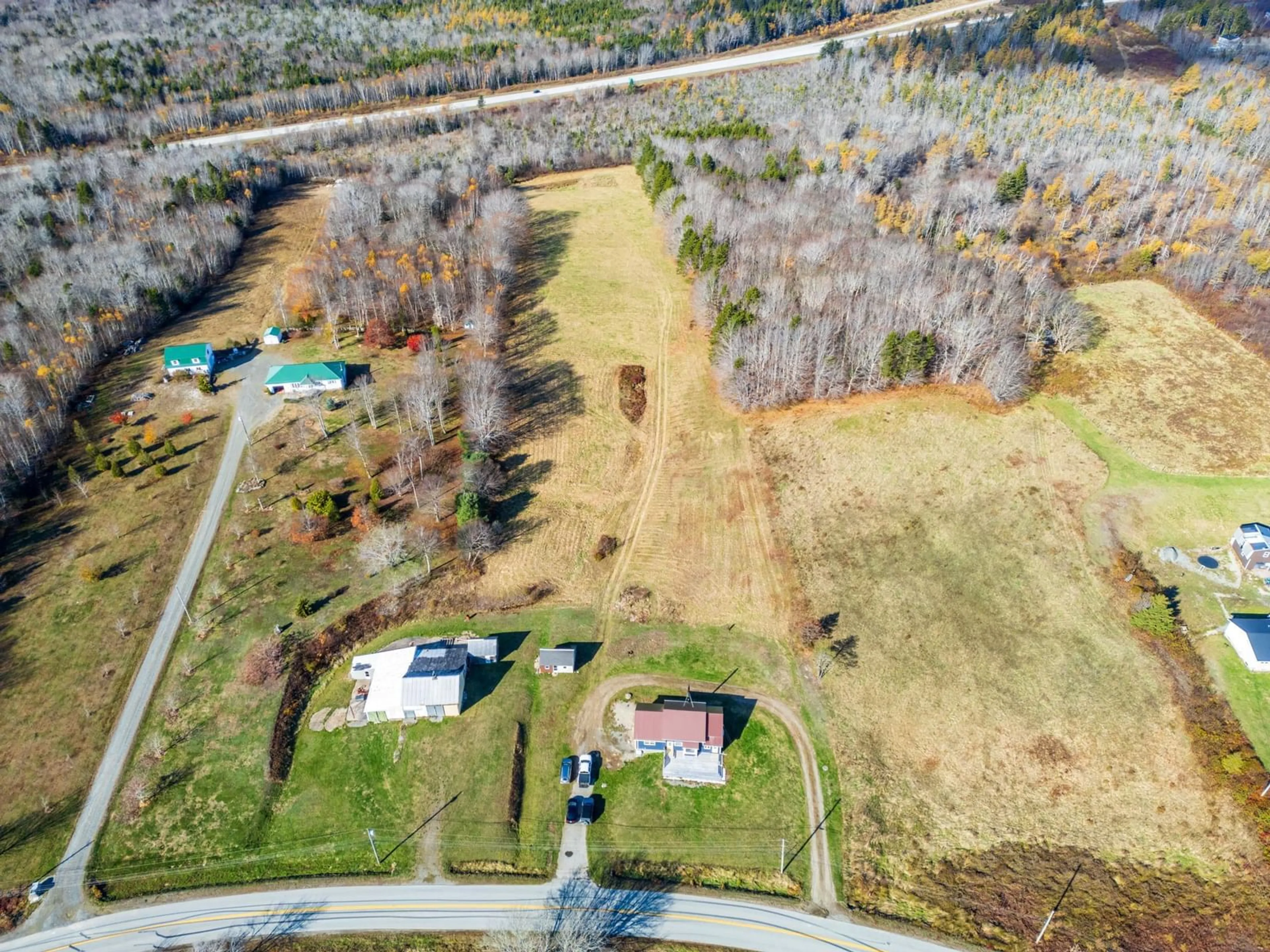 A pic from outside/outdoor area/front of a property/back of a property/a pic from drone, unknown for 3265 Second Division Road, Concession Nova Scotia B0W 1M0
