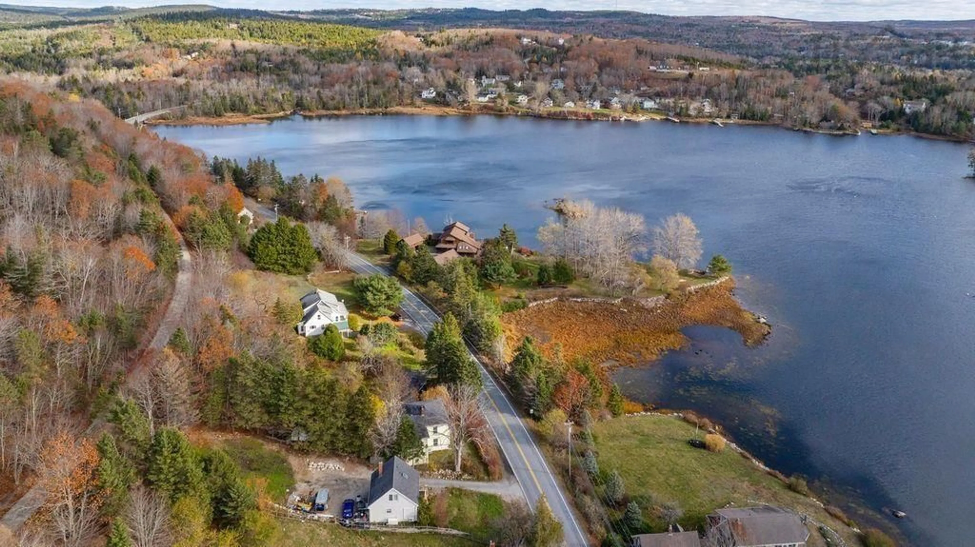 A pic from outside/outdoor area/front of a property/back of a property/a pic from drone, water/lake/river/ocean view for 6027 St. Margarets Bay Rd, St Margaret's Bay Nova Scotia B3Z 2C5