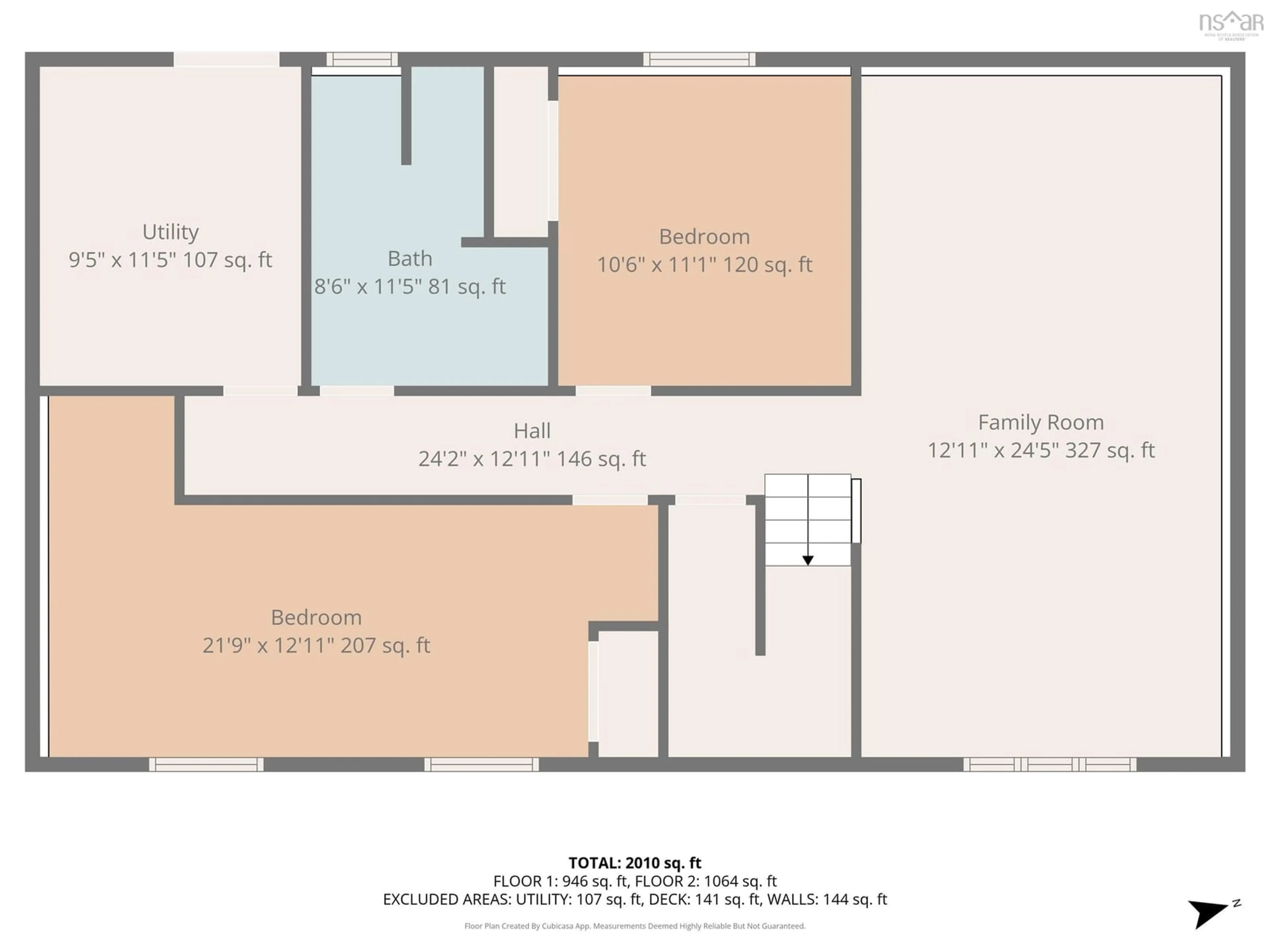 Floor plan for 25 Lochiel Cir, Dartmouth Nova Scotia B2W 6H1