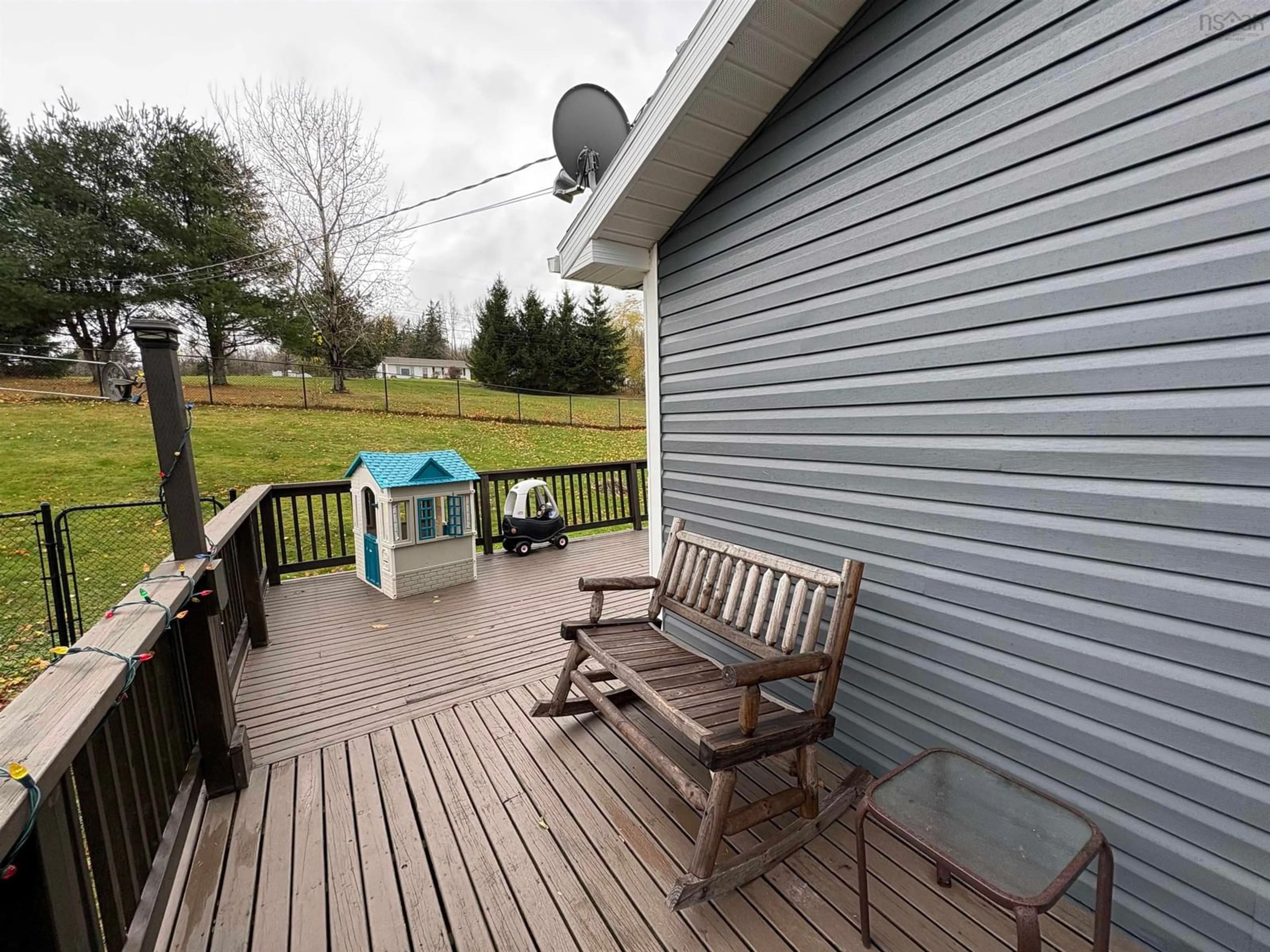 Patio, water/lake/river/ocean view for 2 Second St, Maclellan's Brook Nova Scotia B2H 5C7