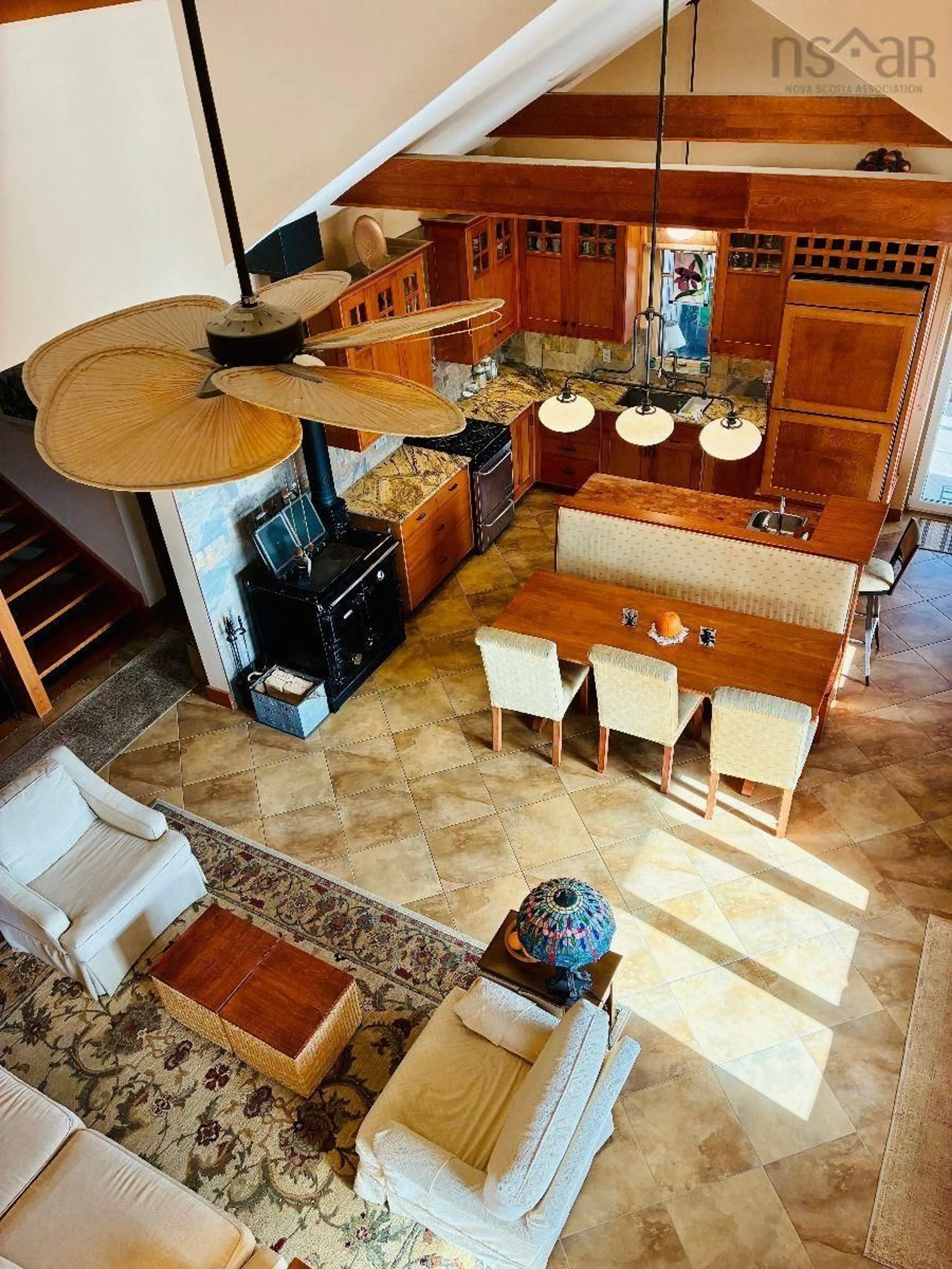 Open concept kitchen, ceramic/tile floor for 440 Westwood Blvd, Upper Tantallon Nova Scotia B3Z 4K3