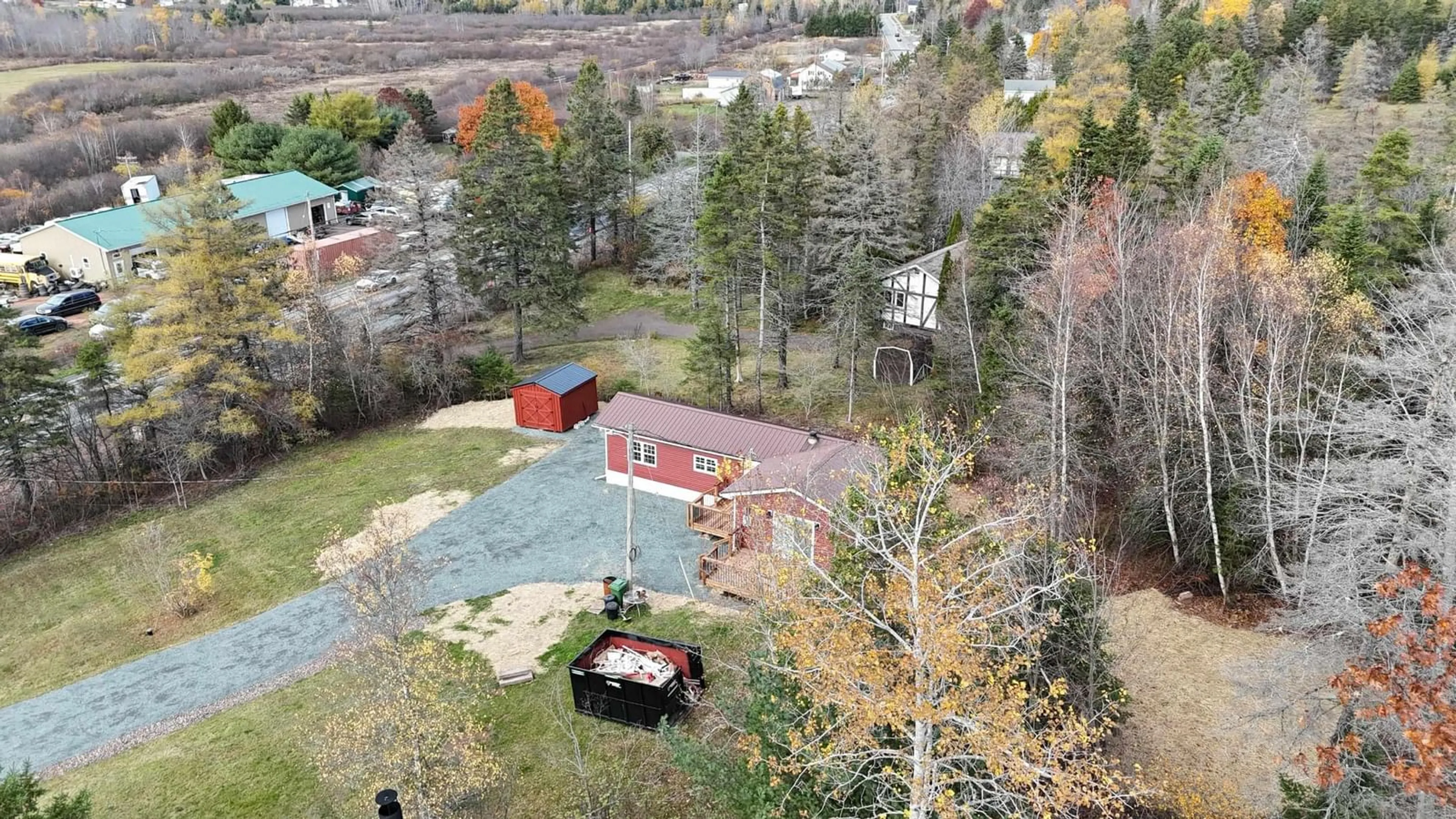 A pic from outside/outdoor area/front of a property/back of a property/a pic from drone, unknown for 1631 Highway 2, Hilden Nova Scotia B0N 1C0