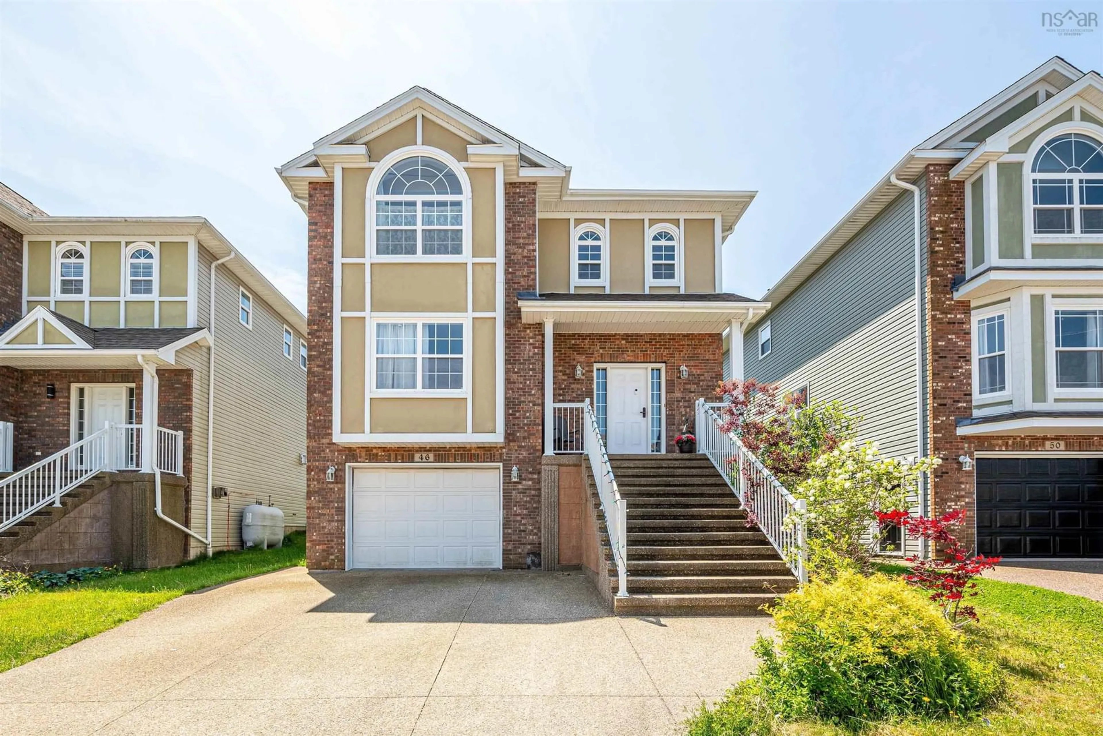 Home with vinyl exterior material, street for 46 Fathom Crt, Halifax Nova Scotia B3M 0A7