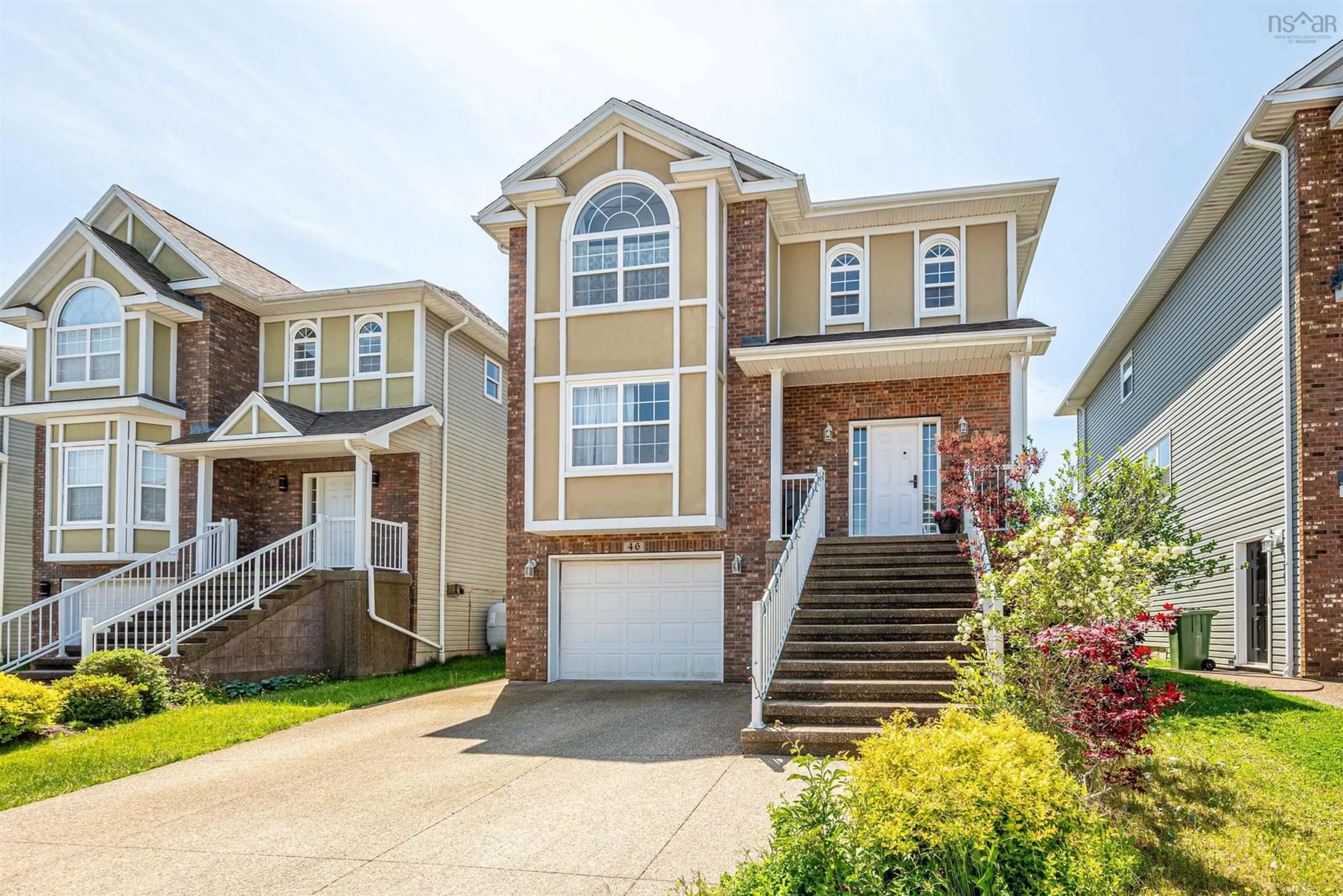 Home with vinyl exterior material, street for 46 Fathom Crt, Halifax Nova Scotia B3M 0A7