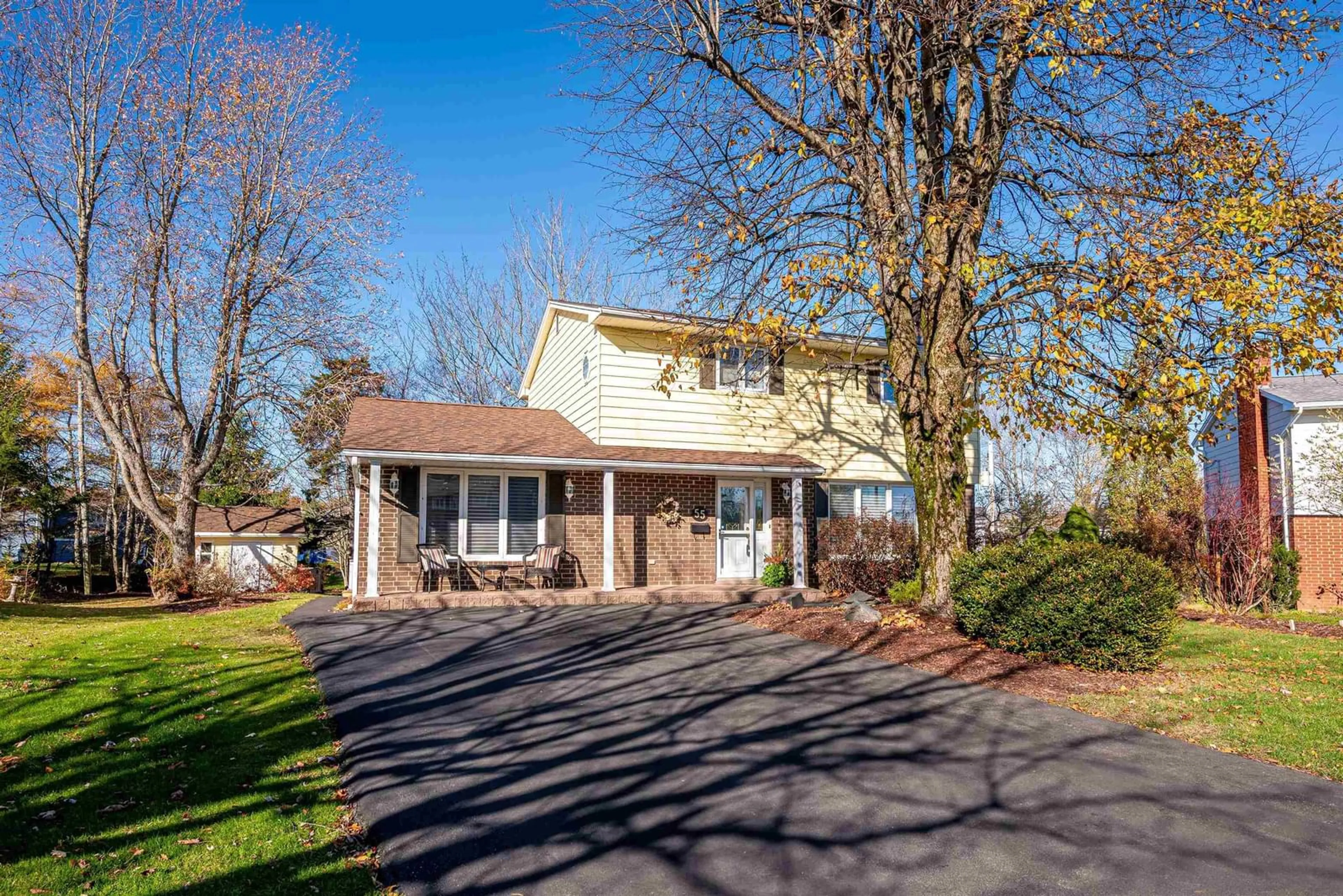 Home with brick exterior material, street for 55 Hardisty Crt, Colby Village Nova Scotia B2V 1K8