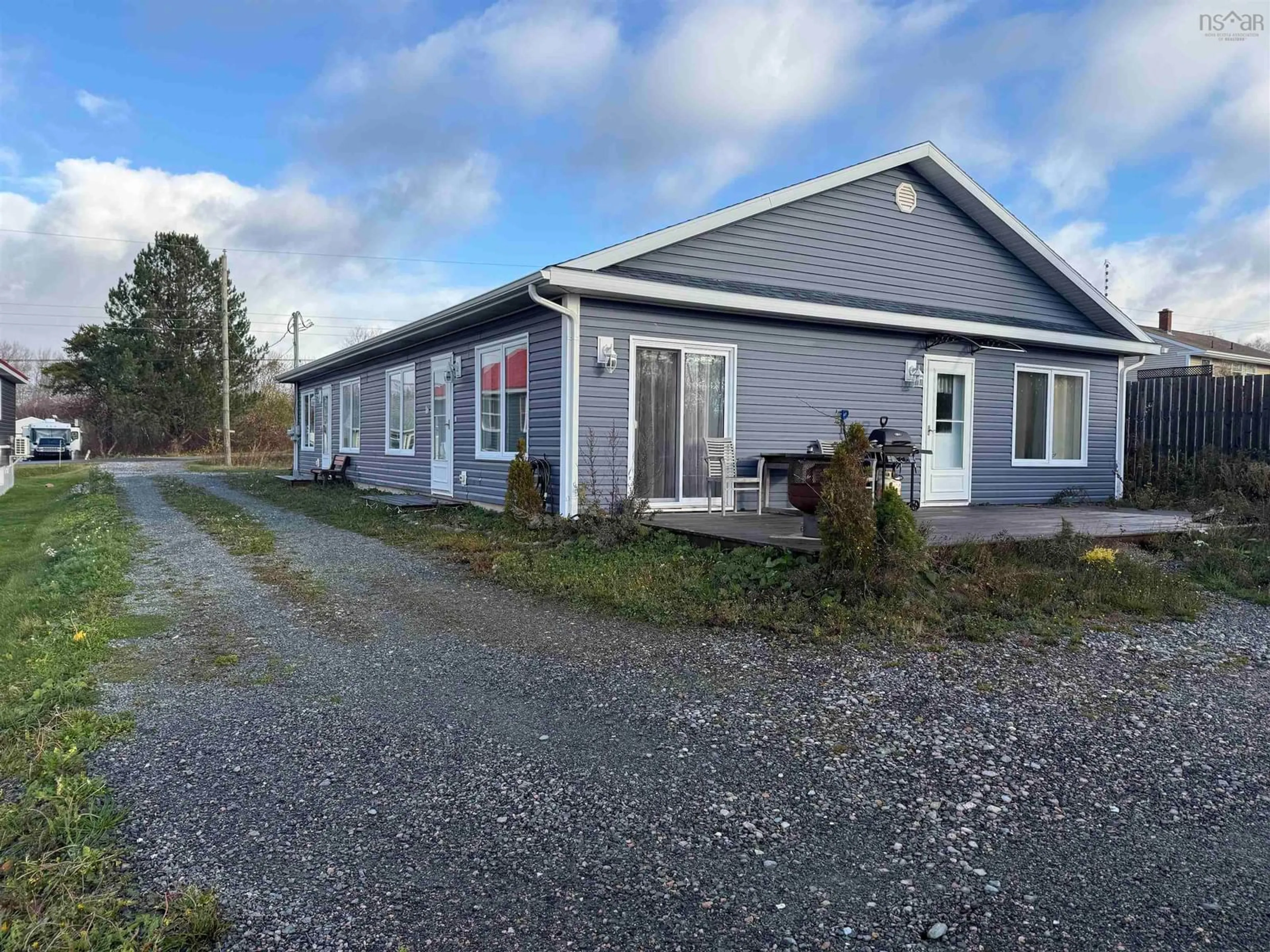 A pic from outside/outdoor area/front of a property/back of a property/a pic from drone, building for 14/16 Macleod St, South Bar Nova Scotia B1N 3H4