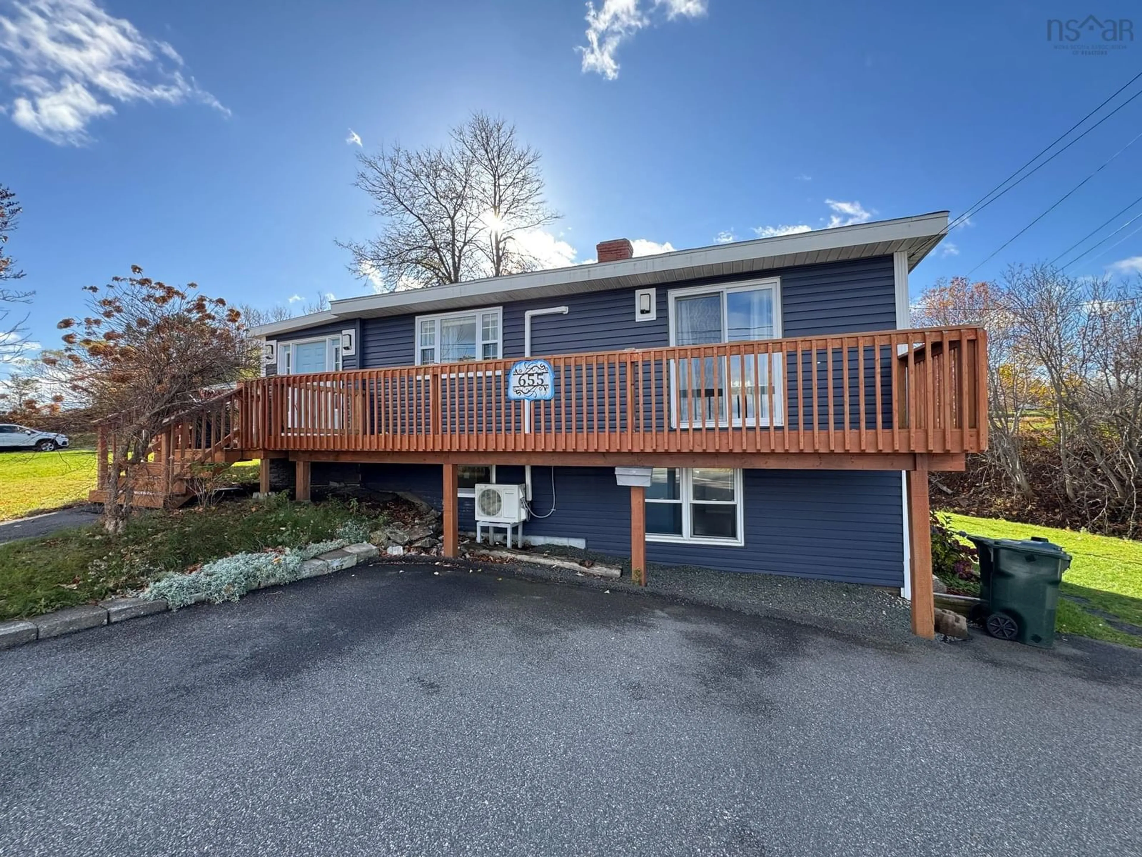 A pic from outside/outdoor area/front of a property/back of a property/a pic from drone, unknown for 655 Westmount Rd, Westmount Nova Scotia B1R 1B3