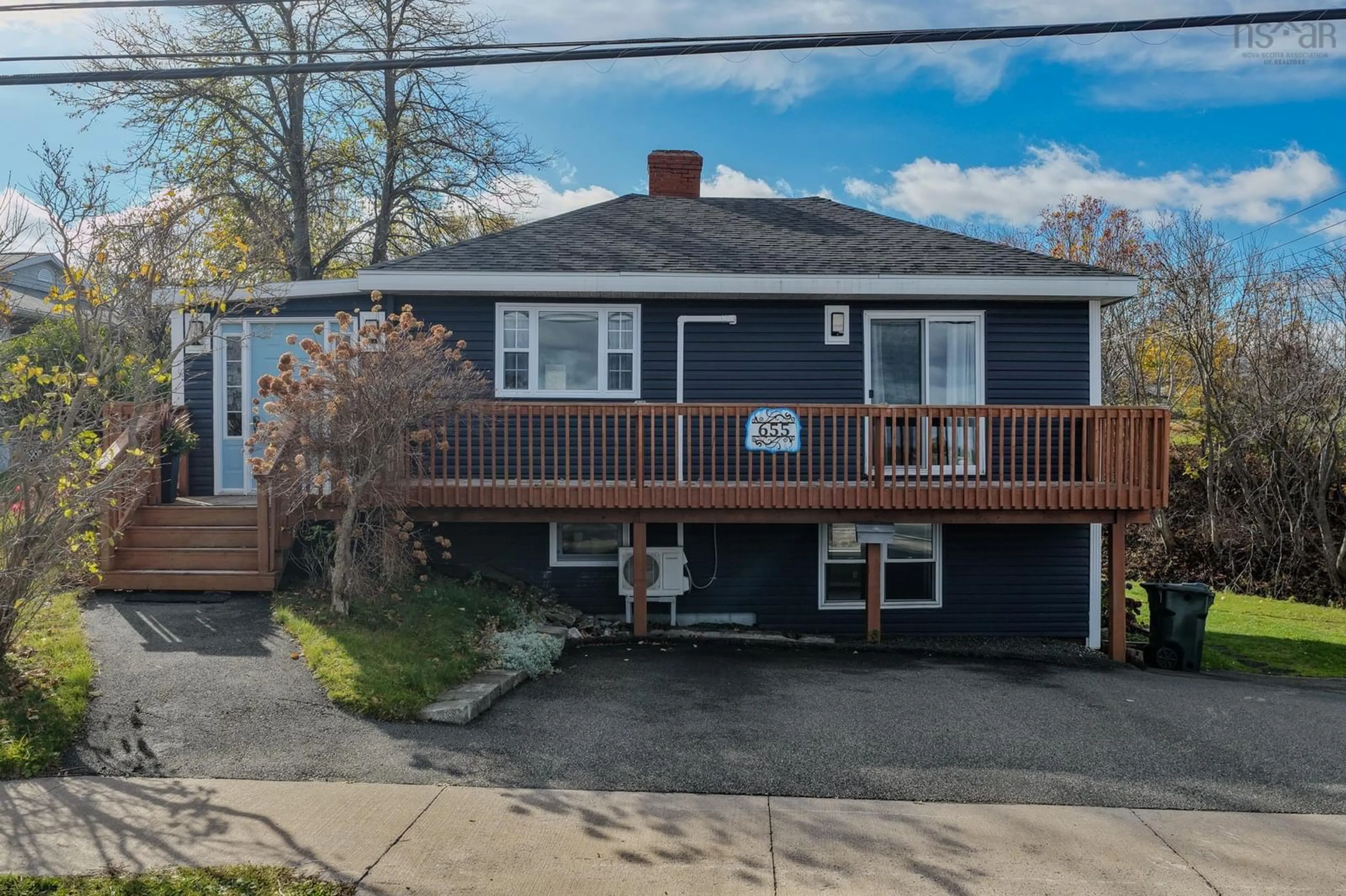 A pic from outside/outdoor area/front of a property/back of a property/a pic from drone, street for 655 Westmount Rd, Westmount Nova Scotia B1R 1B3
