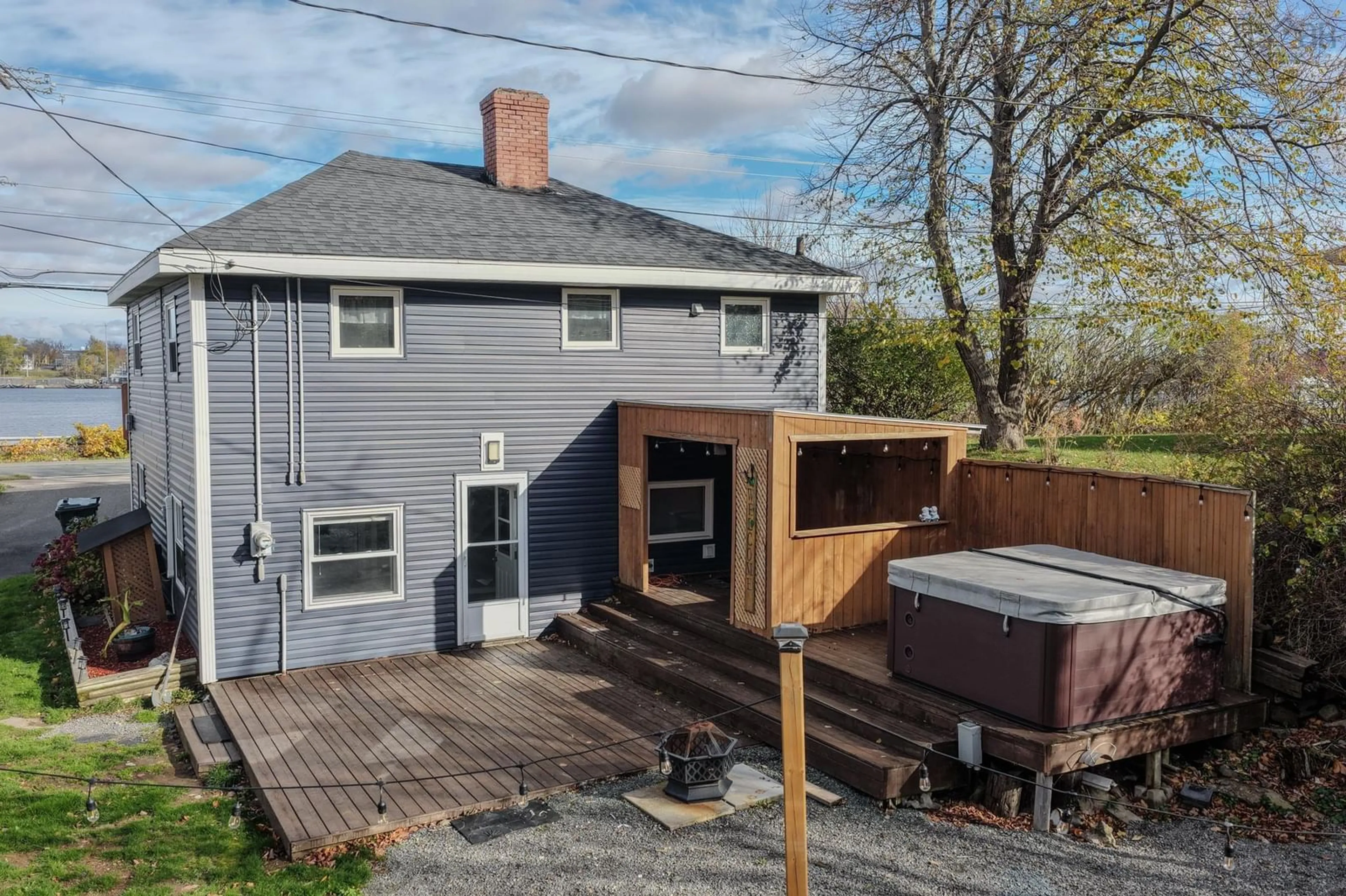 A pic from outside/outdoor area/front of a property/back of a property/a pic from drone, street for 655 Westmount Rd, Westmount Nova Scotia B1R 1B3