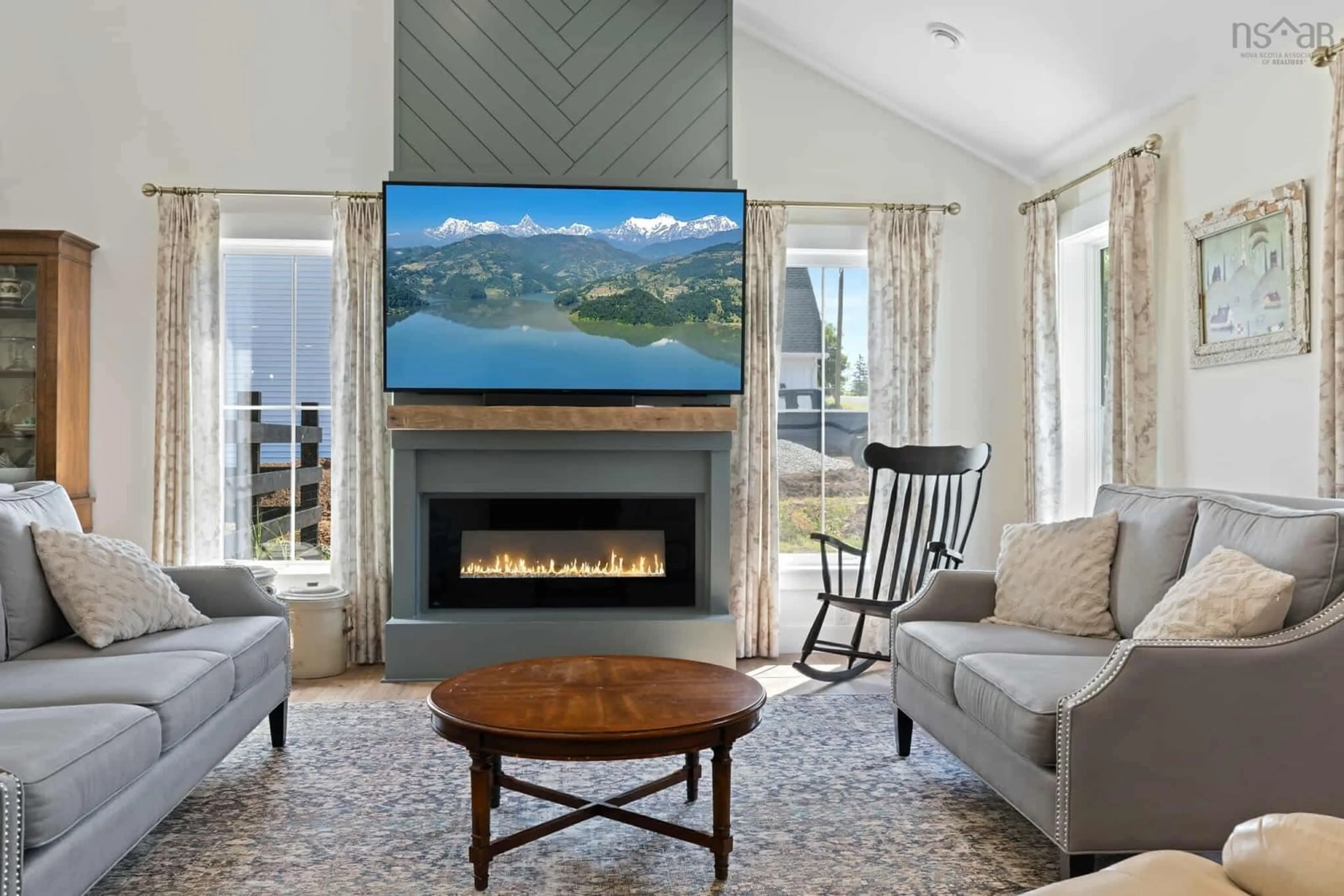 Living room with furniture, unknown for 406 Falmouth Back Rd, Falmouth Nova Scotia B0P 1P0