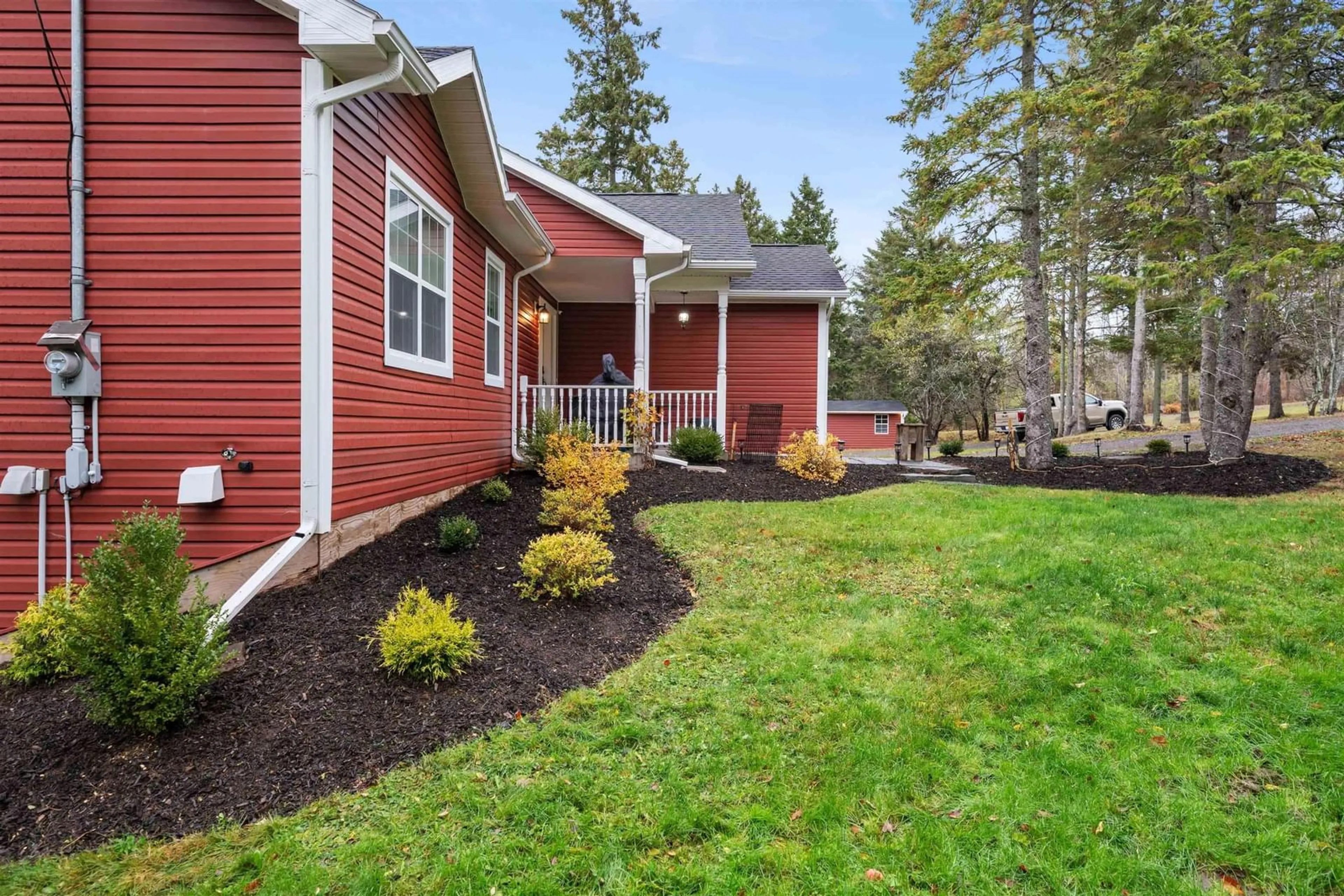 Home with vinyl exterior material, street for 2510 Picken St, Westville Nova Scotia B0K 2A0