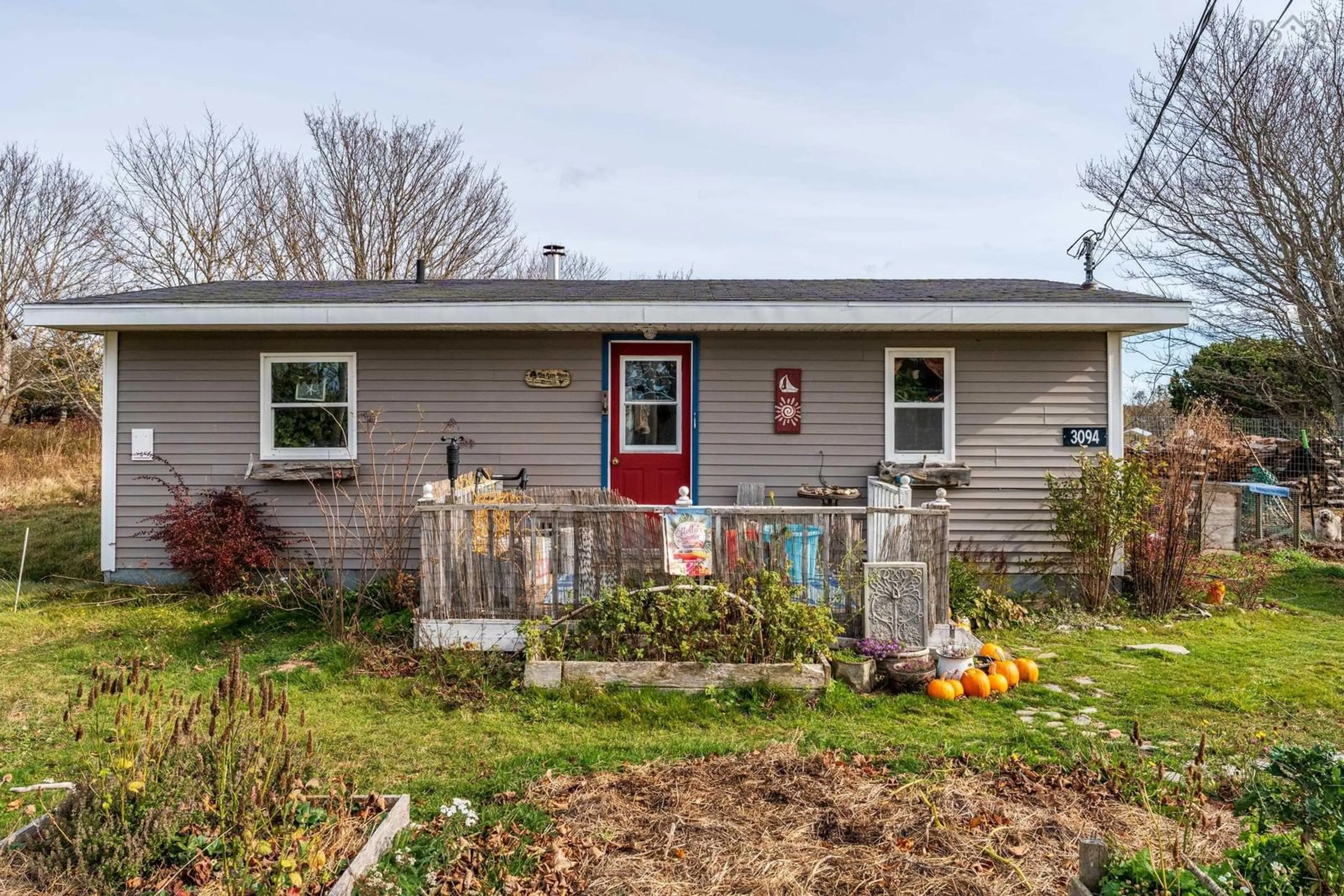 Home with vinyl exterior material, street for 3094 Highway 1, Port Maitland Nova Scotia B5A 5T3