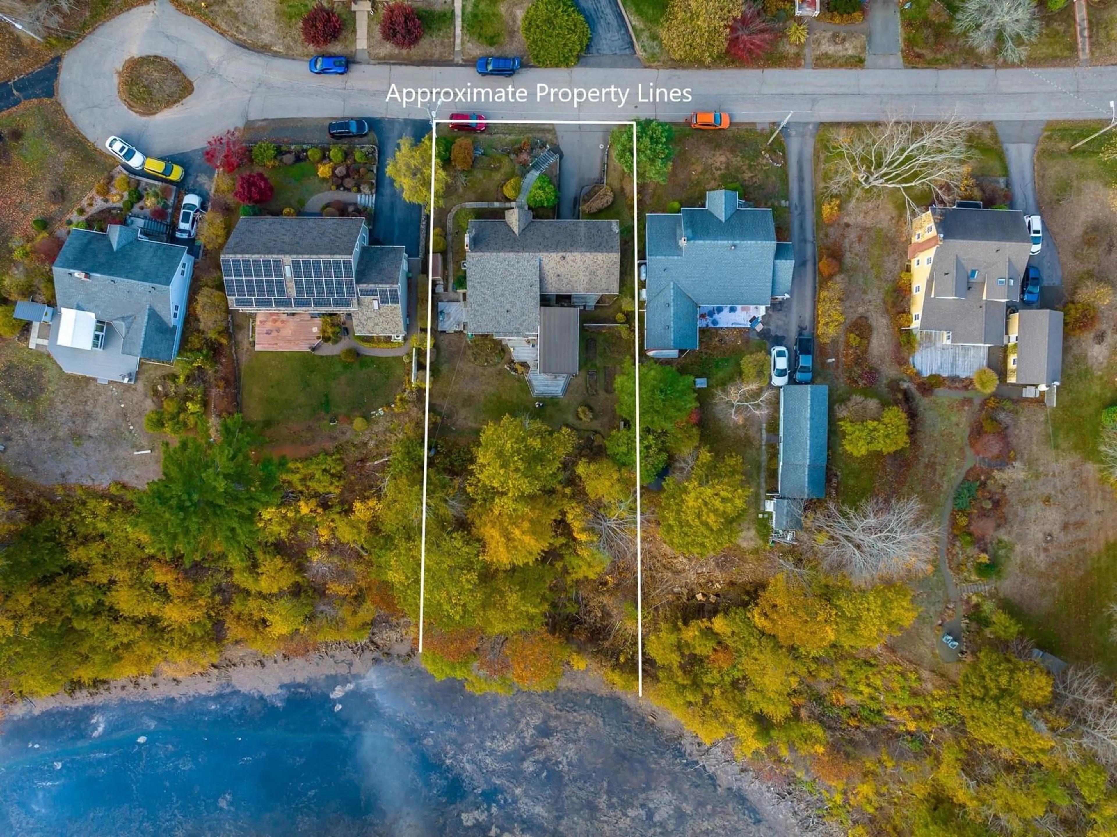 A pic from outside/outdoor area/front of a property/back of a property/a pic from drone, water/lake/river/ocean view for 28 Babineau Hts, Annapolis Royal Nova Scotia B0S 1A0