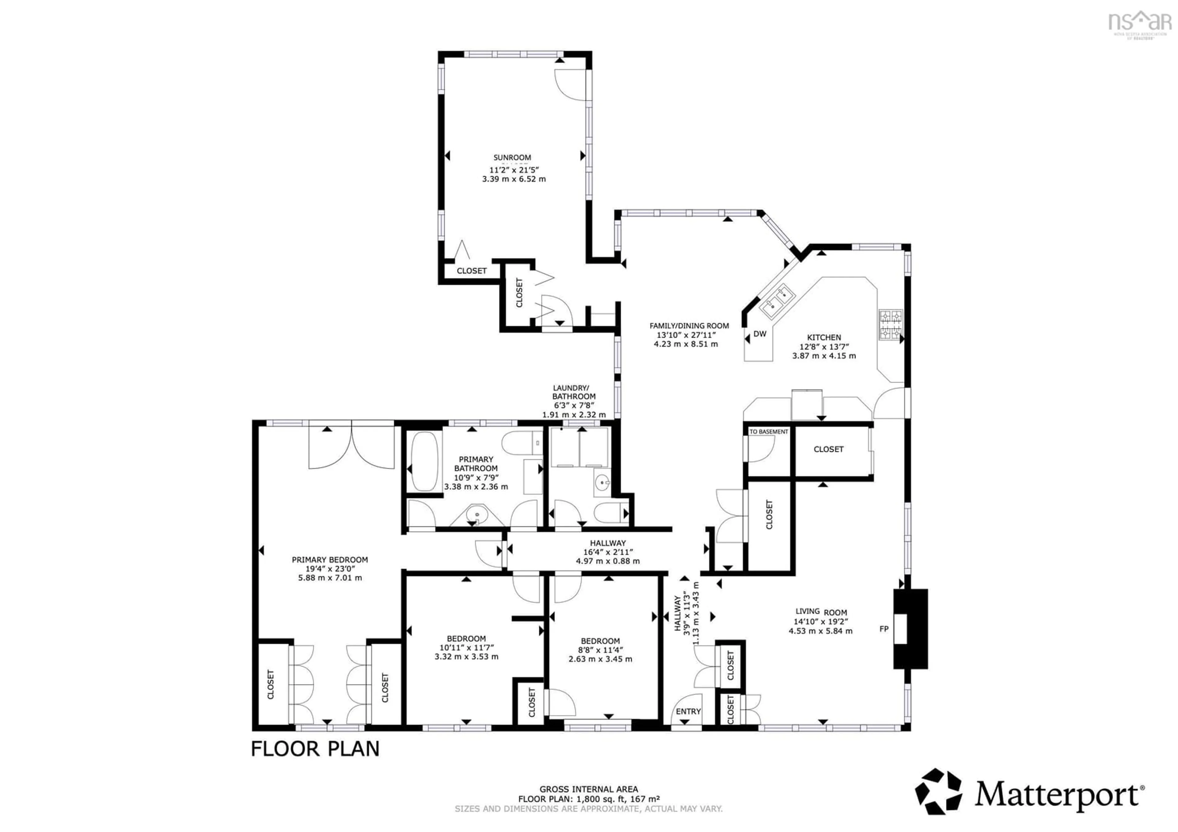 Floor plan for 28 Babineau Hts, Annapolis Royal Nova Scotia B0S 1A0
