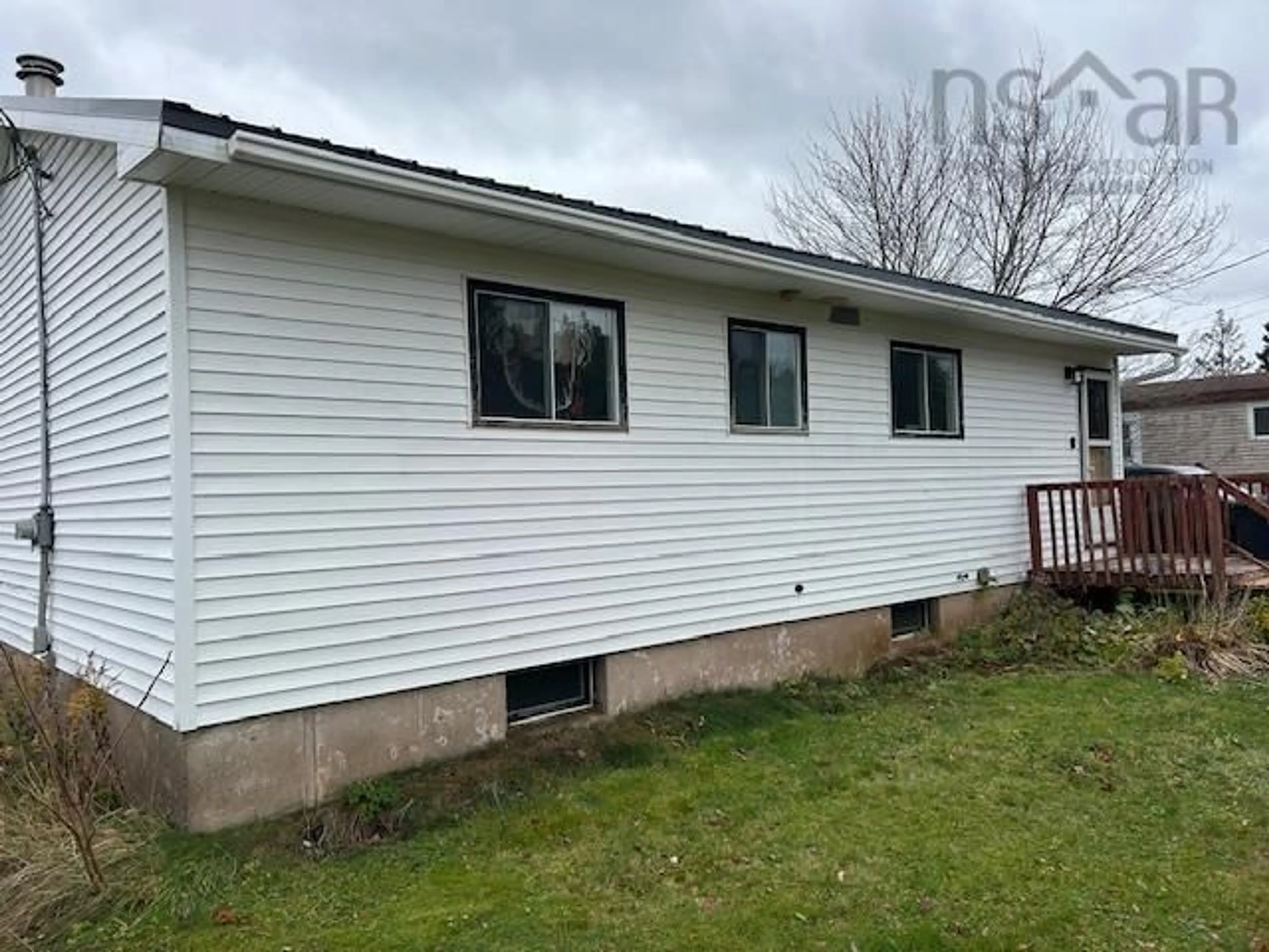Home with vinyl exterior material, building for 8903 Pepperell St, St. Peter's Nova Scotia B0E 3B0