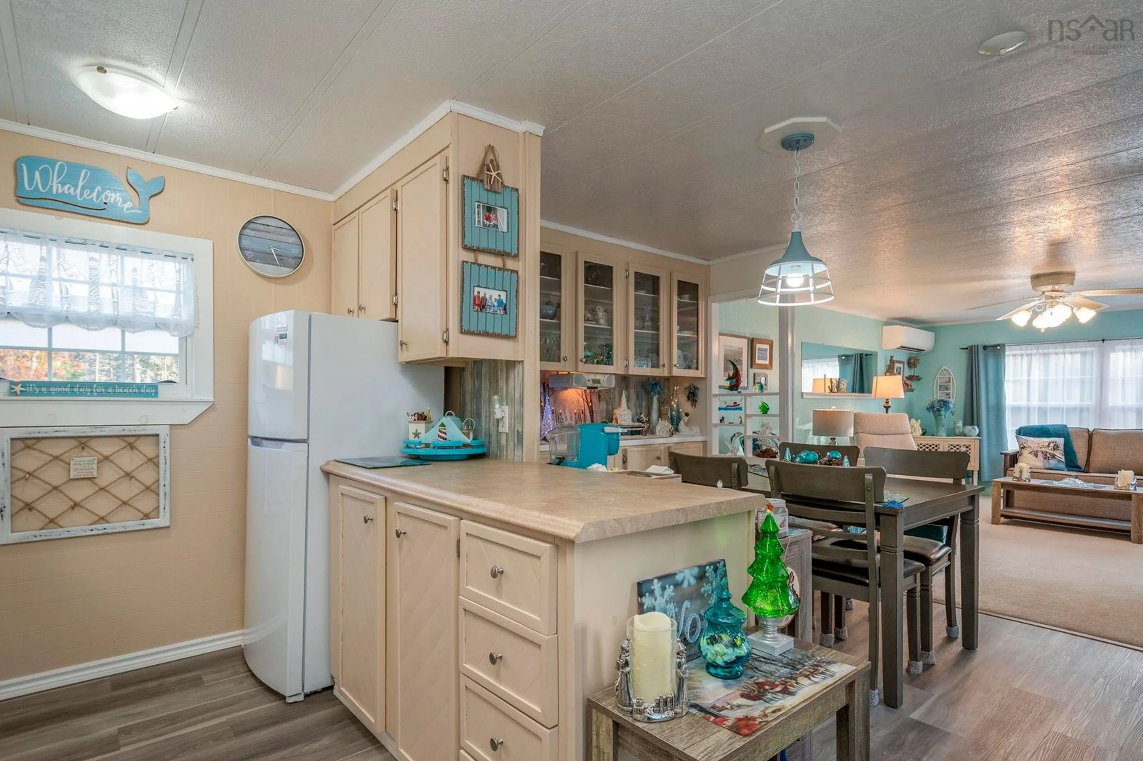 Open concept kitchen, ceramic/tile floor for 8 Olympic Ave, New Minas Nova Scotia B4N 3T8