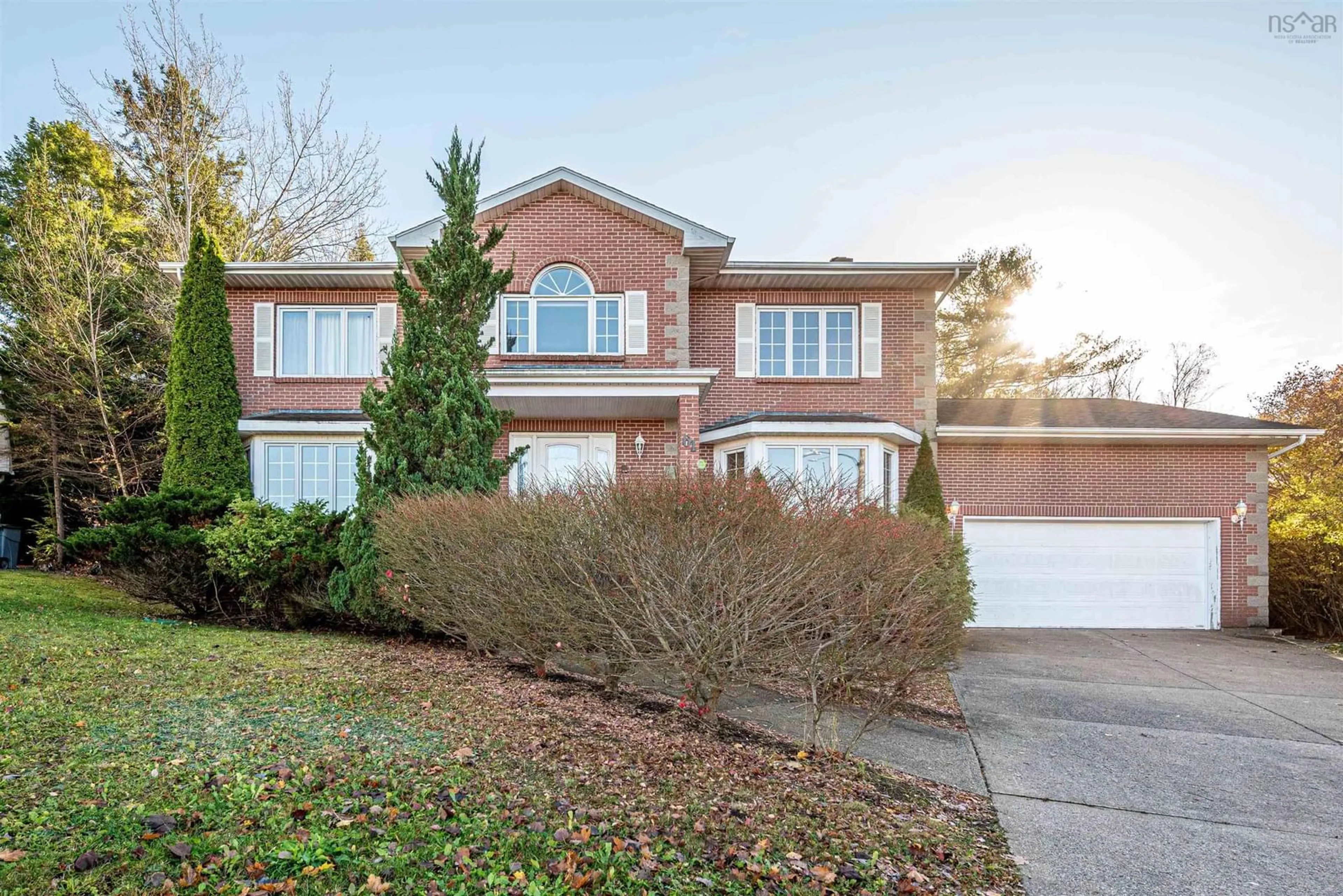 Home with brick exterior material, street for 61 French Masts Lane, Bedford Nova Scotia B4A 3W7
