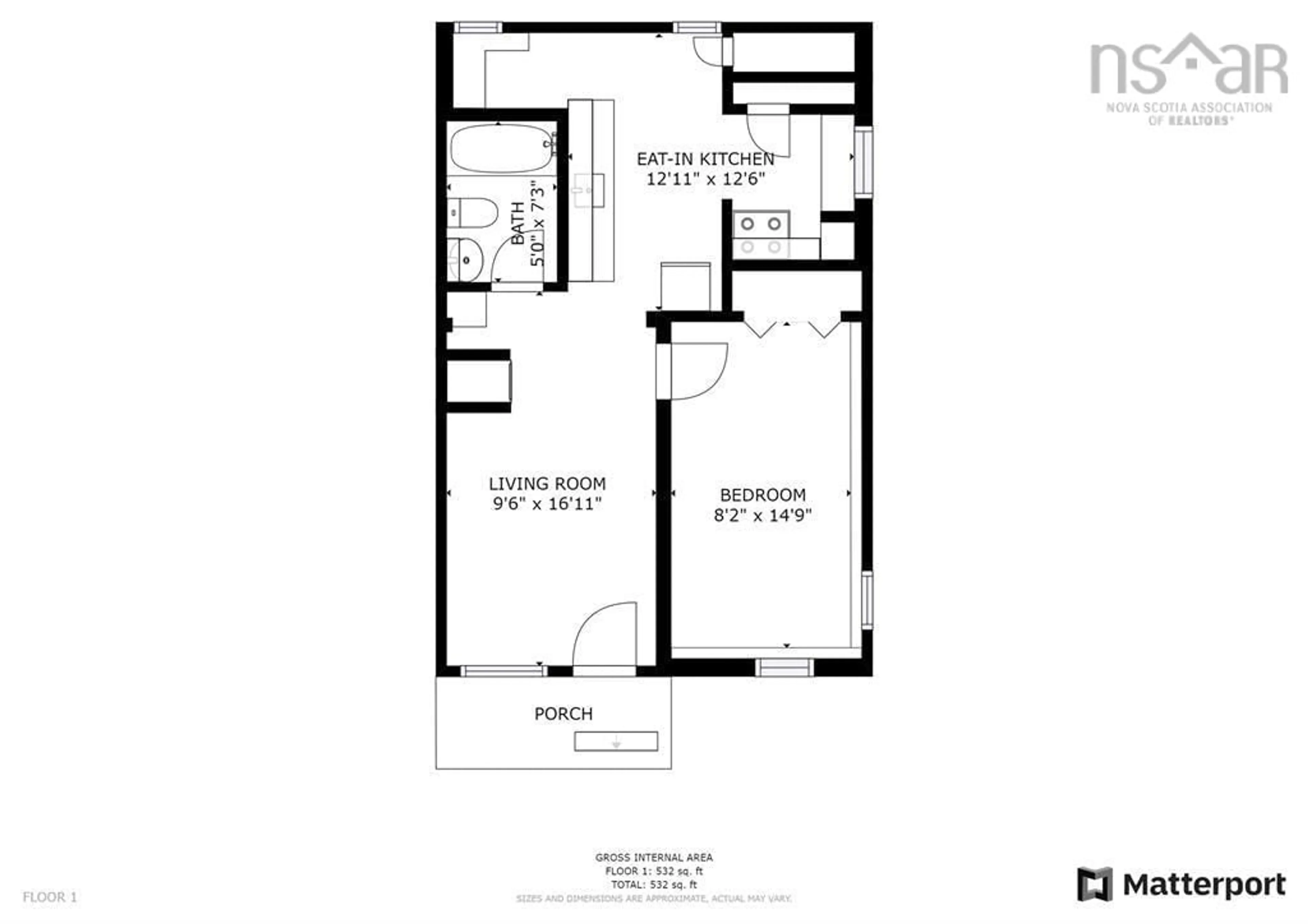 Floor plan for 2355 Creighton St, Halifax Nova Scotia B3K 3R8