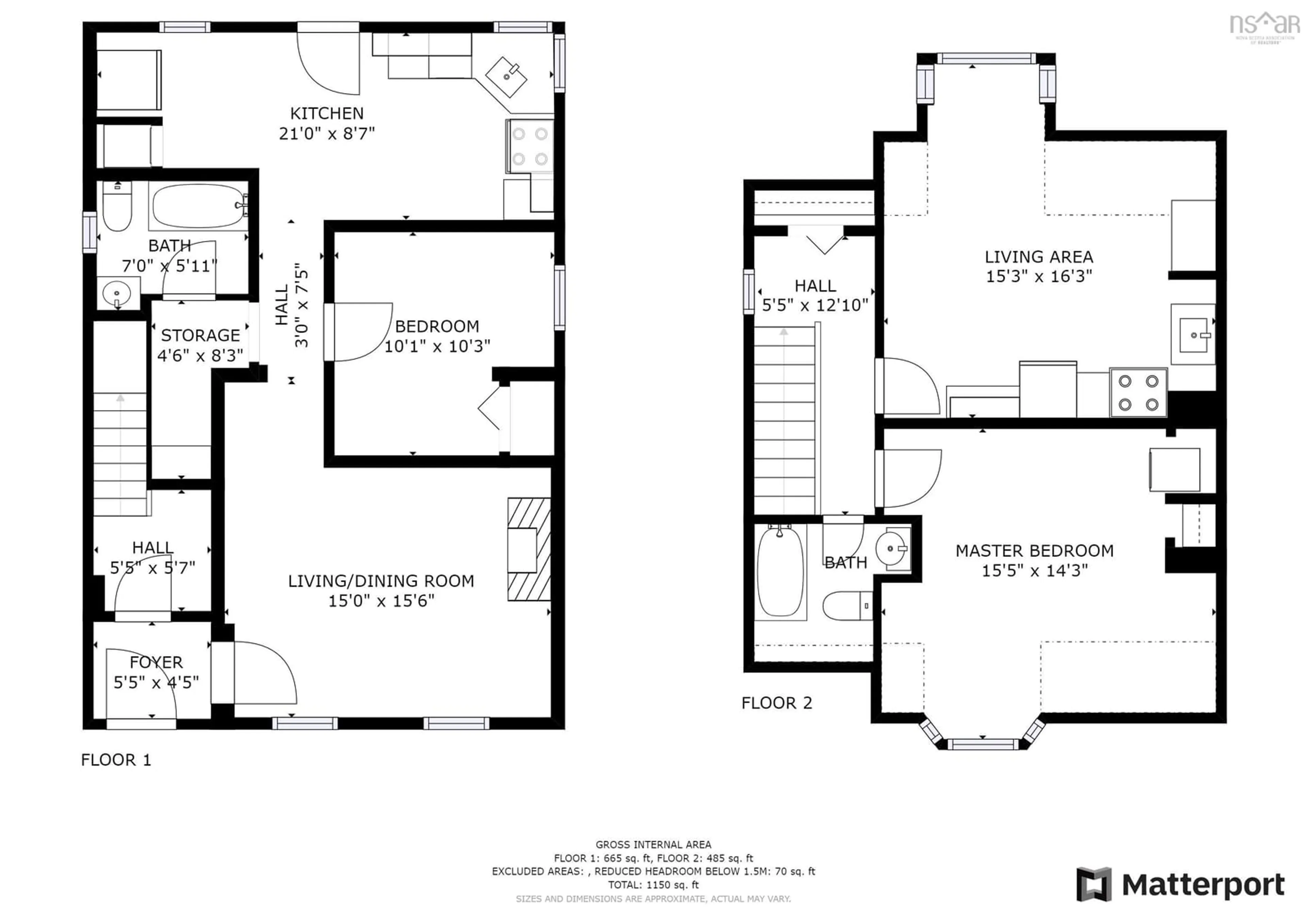 Floor plan for 2355 Creighton St, Halifax Nova Scotia B3K 3R8