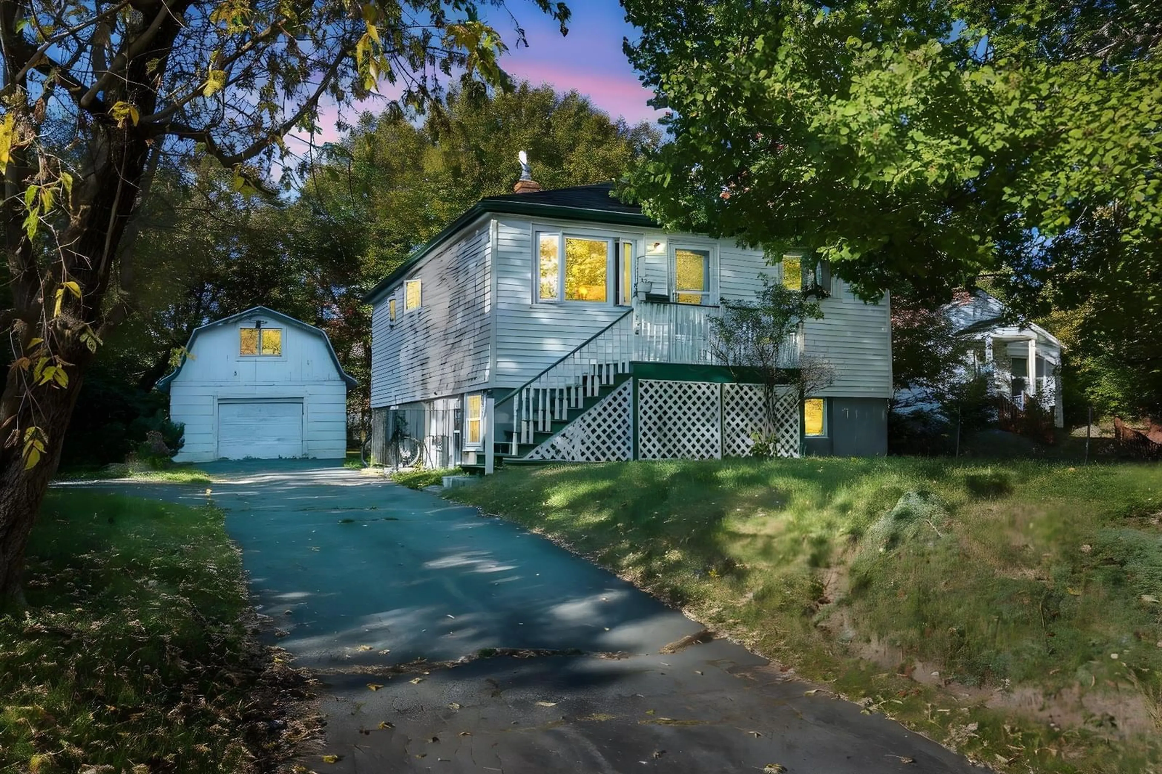 A pic from outside/outdoor area/front of a property/back of a property/a pic from drone, street for 13 River Road, Halifax Nova Scotia B3R 1T9