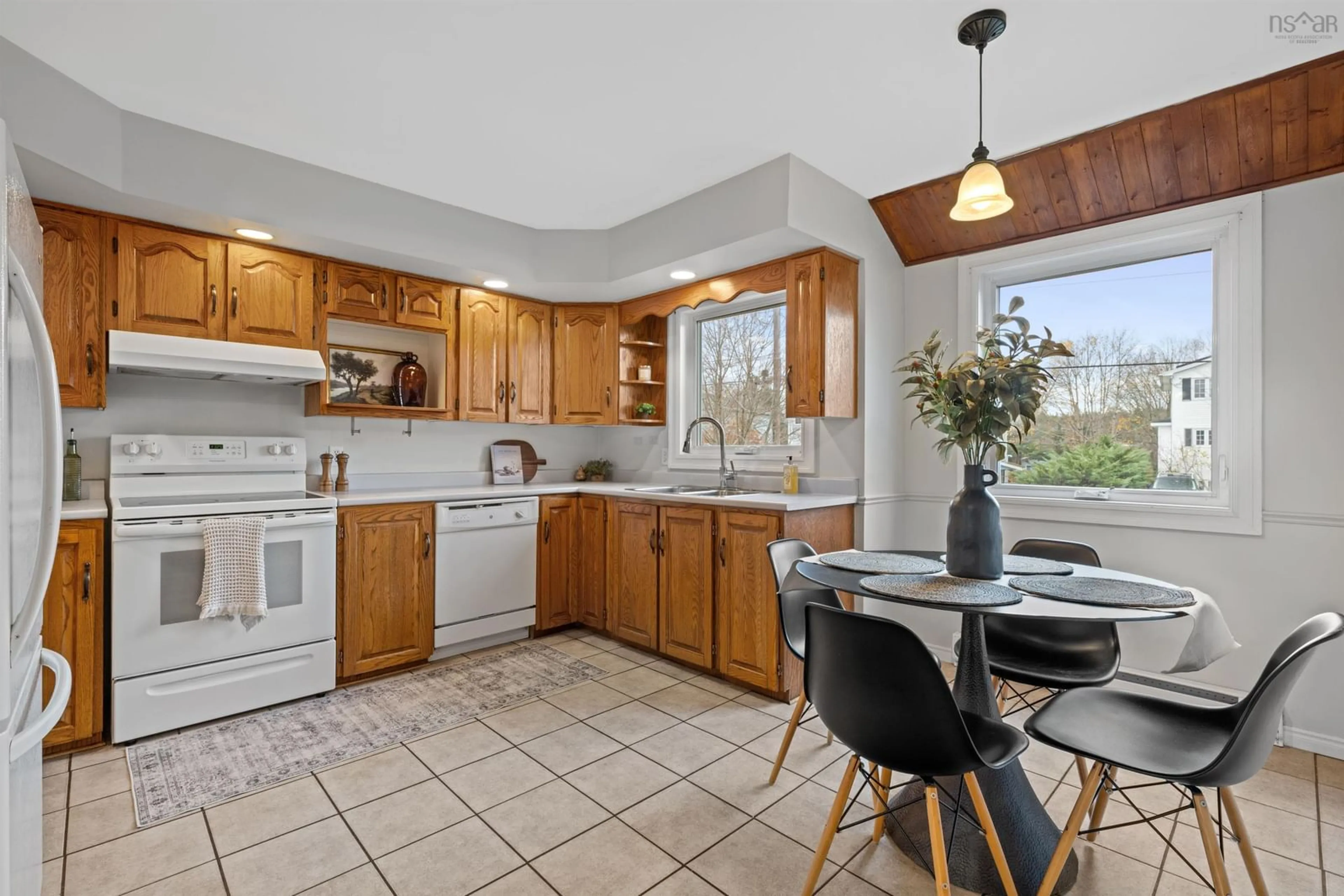 Open concept kitchen, ceramic/tile floor for 204 Greenwood Ave, Timberlea Nova Scotia B3T 1H8