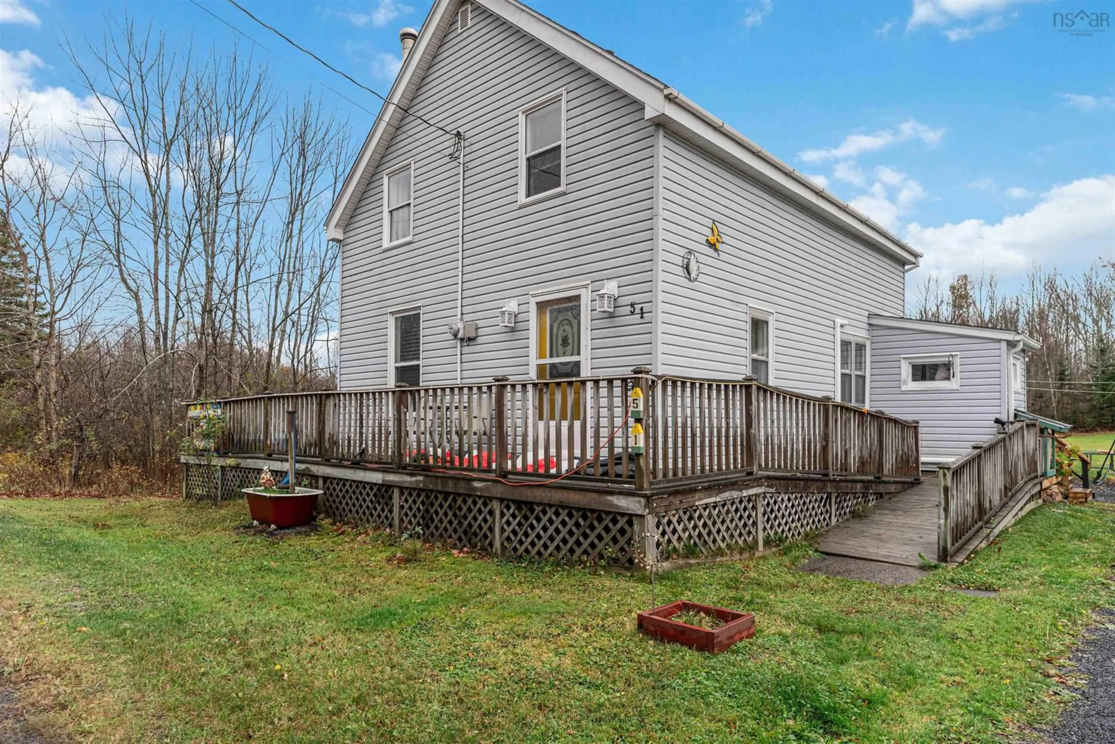 Patio, street for 51 Block Wharf Rd, Summerville Nova Scotia B0N 2K0