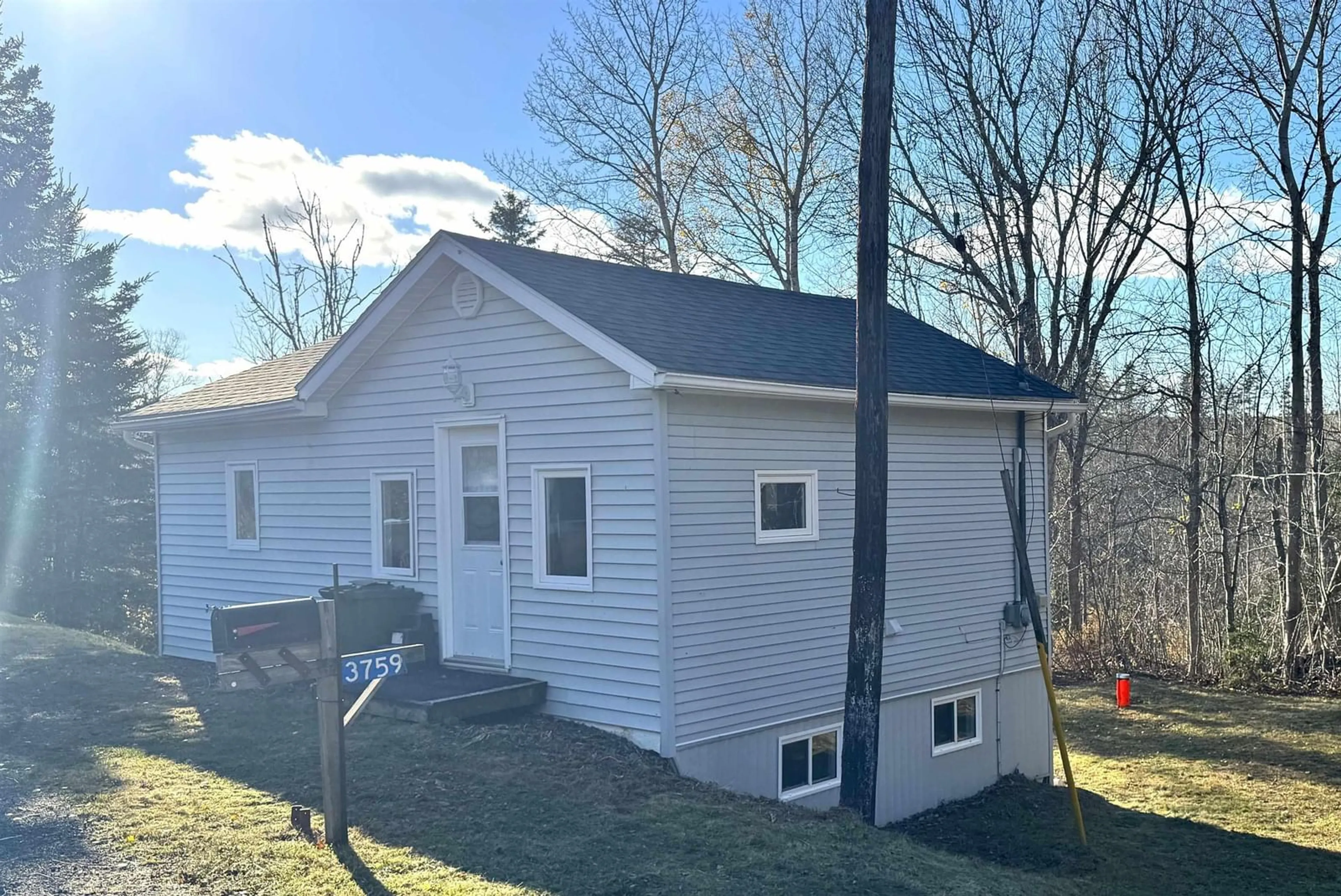 Home with vinyl exterior material, building for 3759 East River East Side Road Rd, Churchville Nova Scotia B2H 5C5