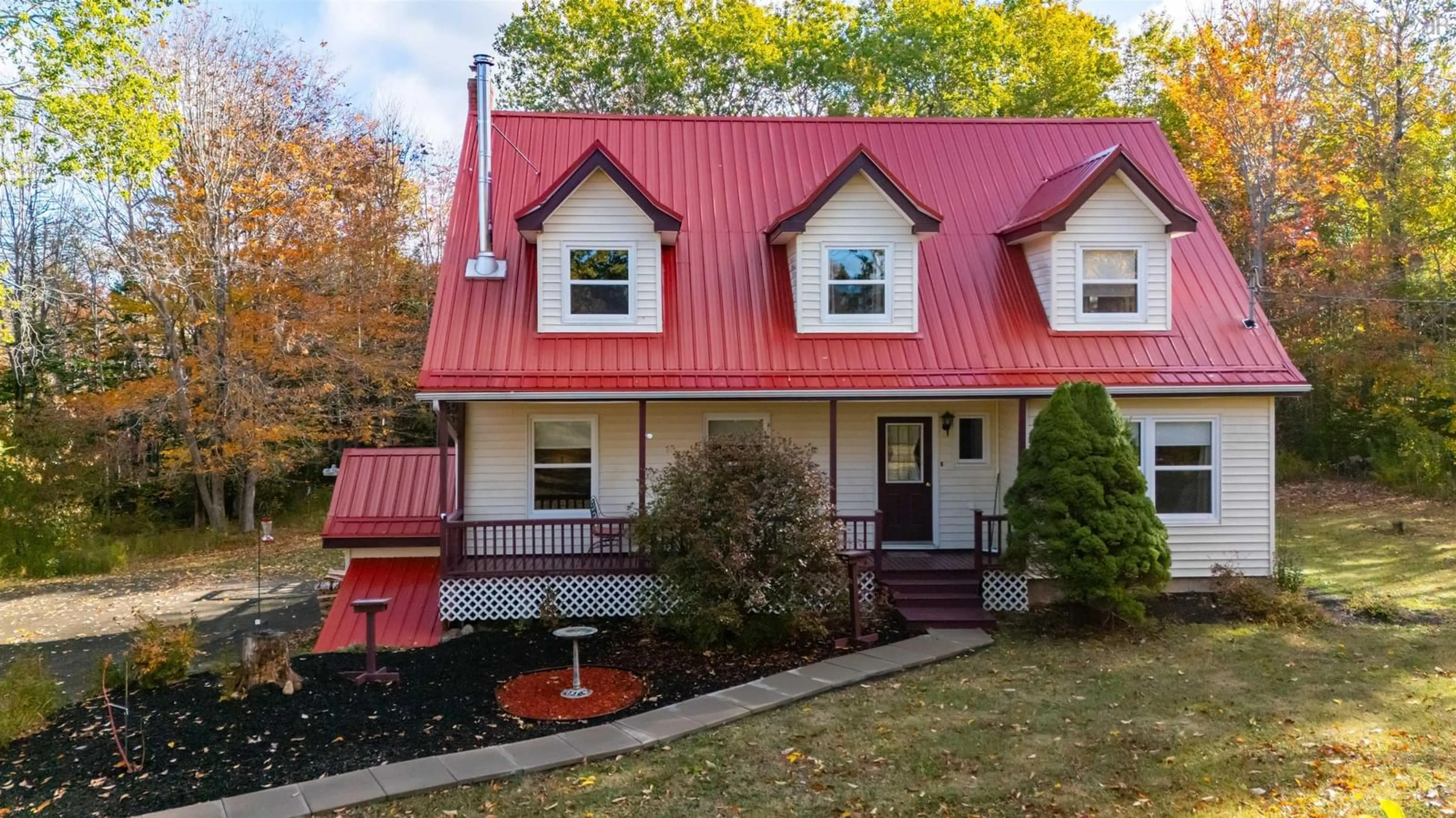 Home with vinyl exterior material, street for 790 Parker Mountain Rd, Parkers Cove Nova Scotia B0S 1A0