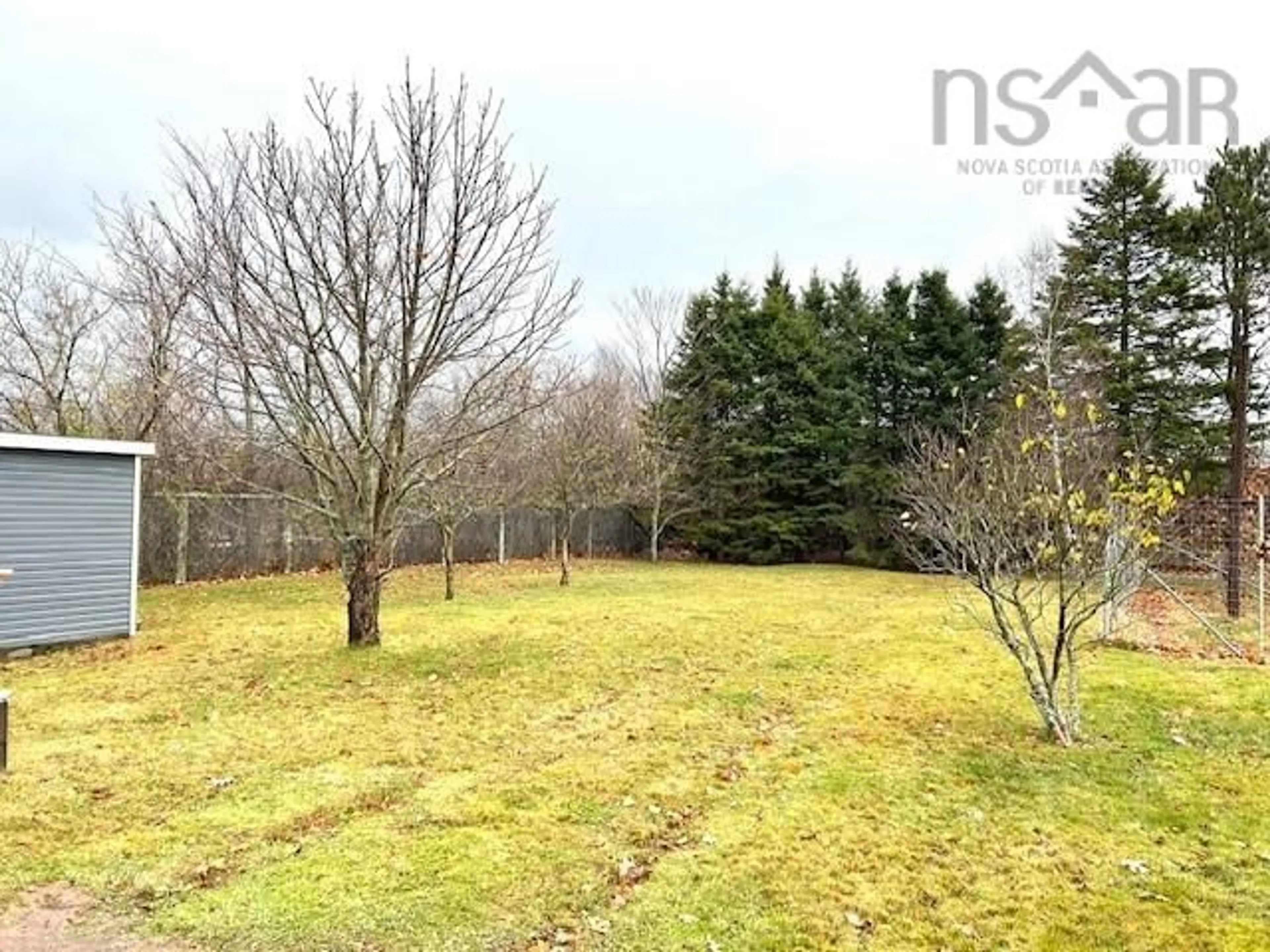 A pic from outside/outdoor area/front of a property/back of a property/a pic from drone, forest/trees view for 60 Riverside Ave, Bible Hill Nova Scotia B2N 4G3