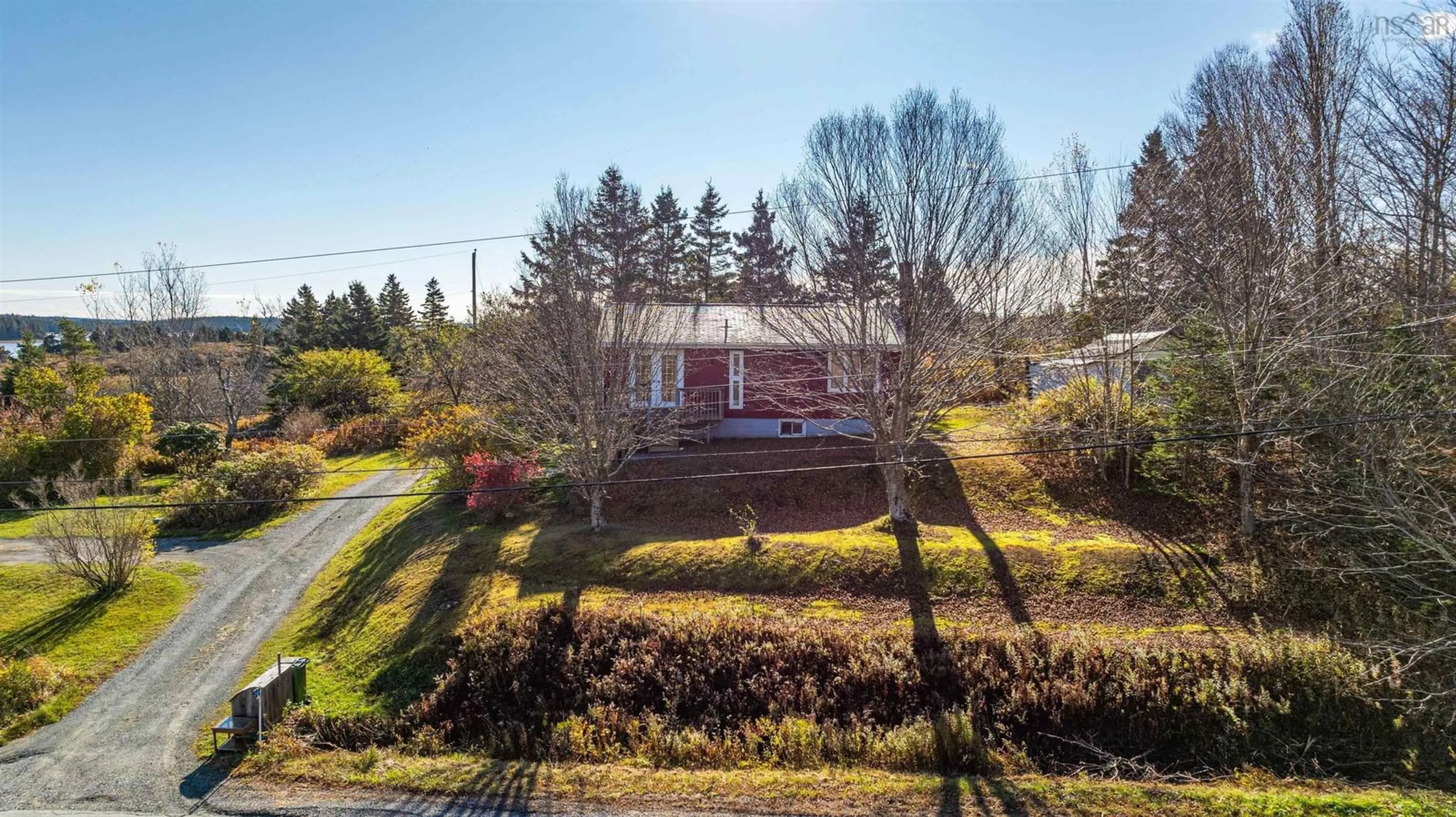 A pic from outside/outdoor area/front of a property/back of a property/a pic from drone, unknown for 36 Shore Rd, West Chezzetcook Nova Scotia B0J 2L0