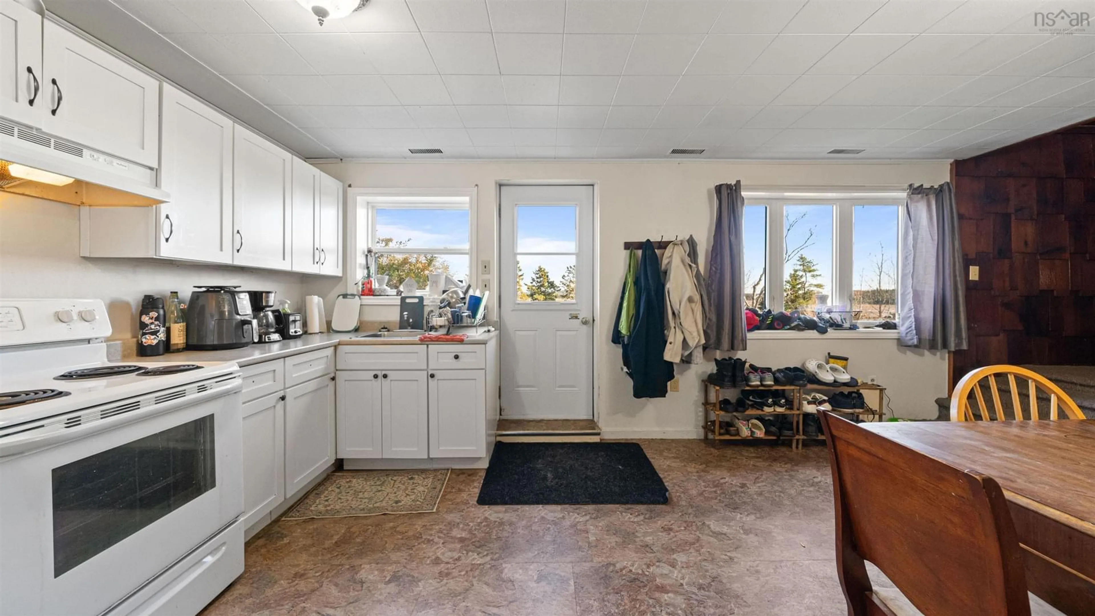Standard kitchen, ceramic/tile floor for 36 Shore Rd, West Chezzetcook Nova Scotia B0J 2L0