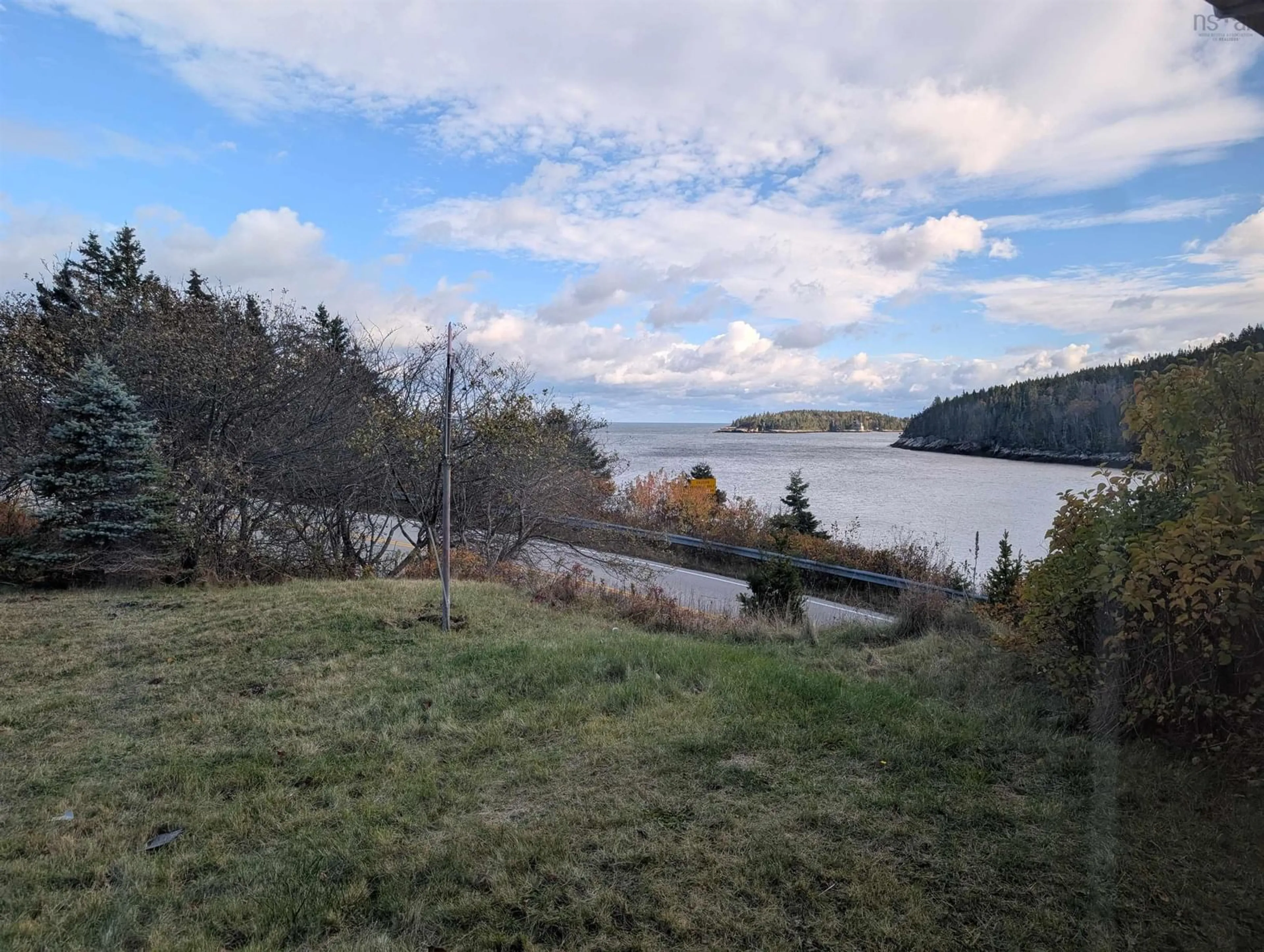 A pic from outside/outdoor area/front of a property/back of a property/a pic from drone, water/lake/river/ocean view for 2548 Highway 329, Northwest Cove Nova Scotia B0J 1T0
