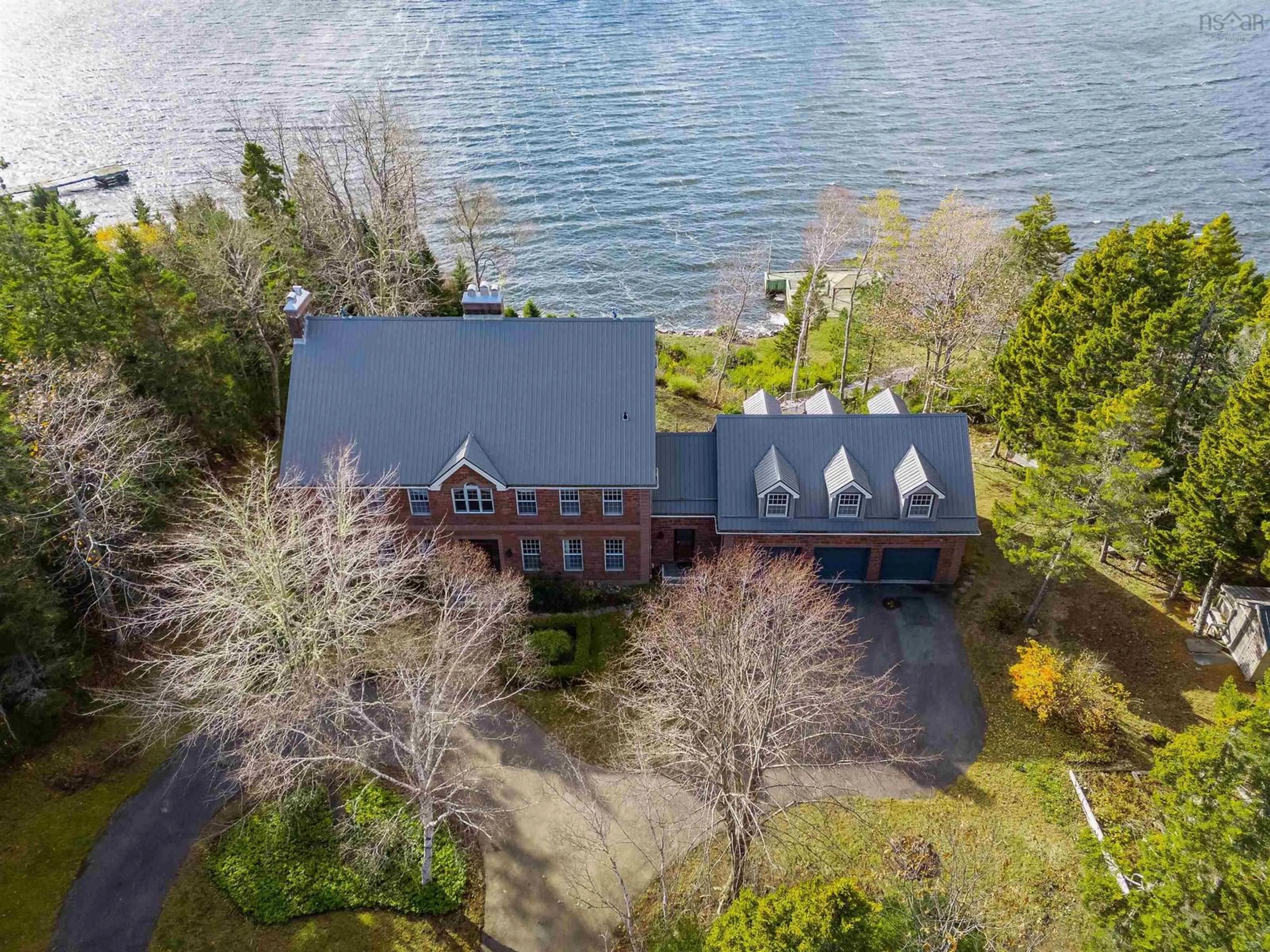 A pic from outside/outdoor area/front of a property/back of a property/a pic from drone, water/lake/river/ocean view for 13 Shepherds Lane, Tantallon Nova Scotia B3Z 2K7