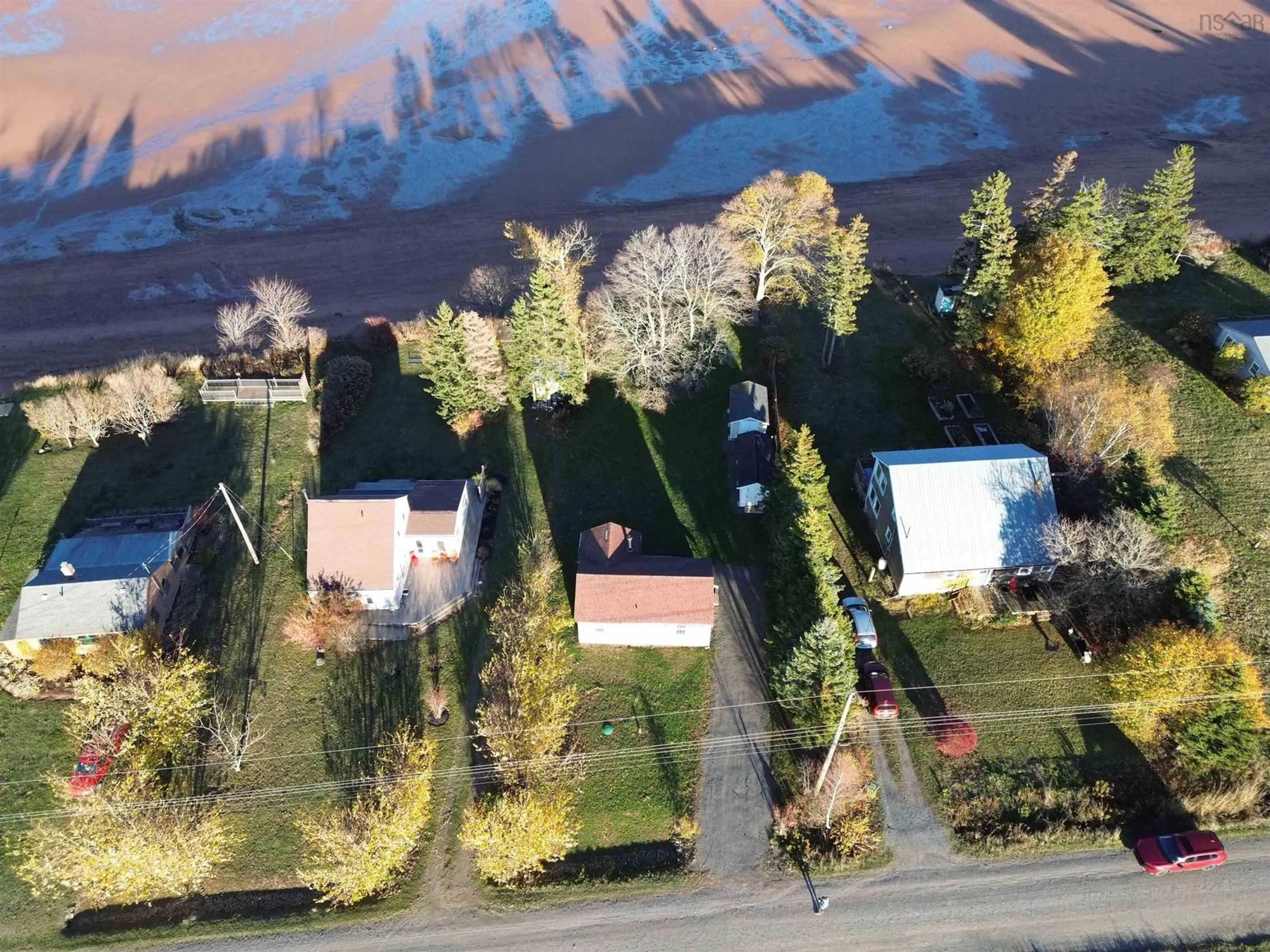A pic from outside/outdoor area/front of a property/back of a property/a pic from drone, street for 476 Longspell Rd, Kingsport Nova Scotia B0P 1H0
