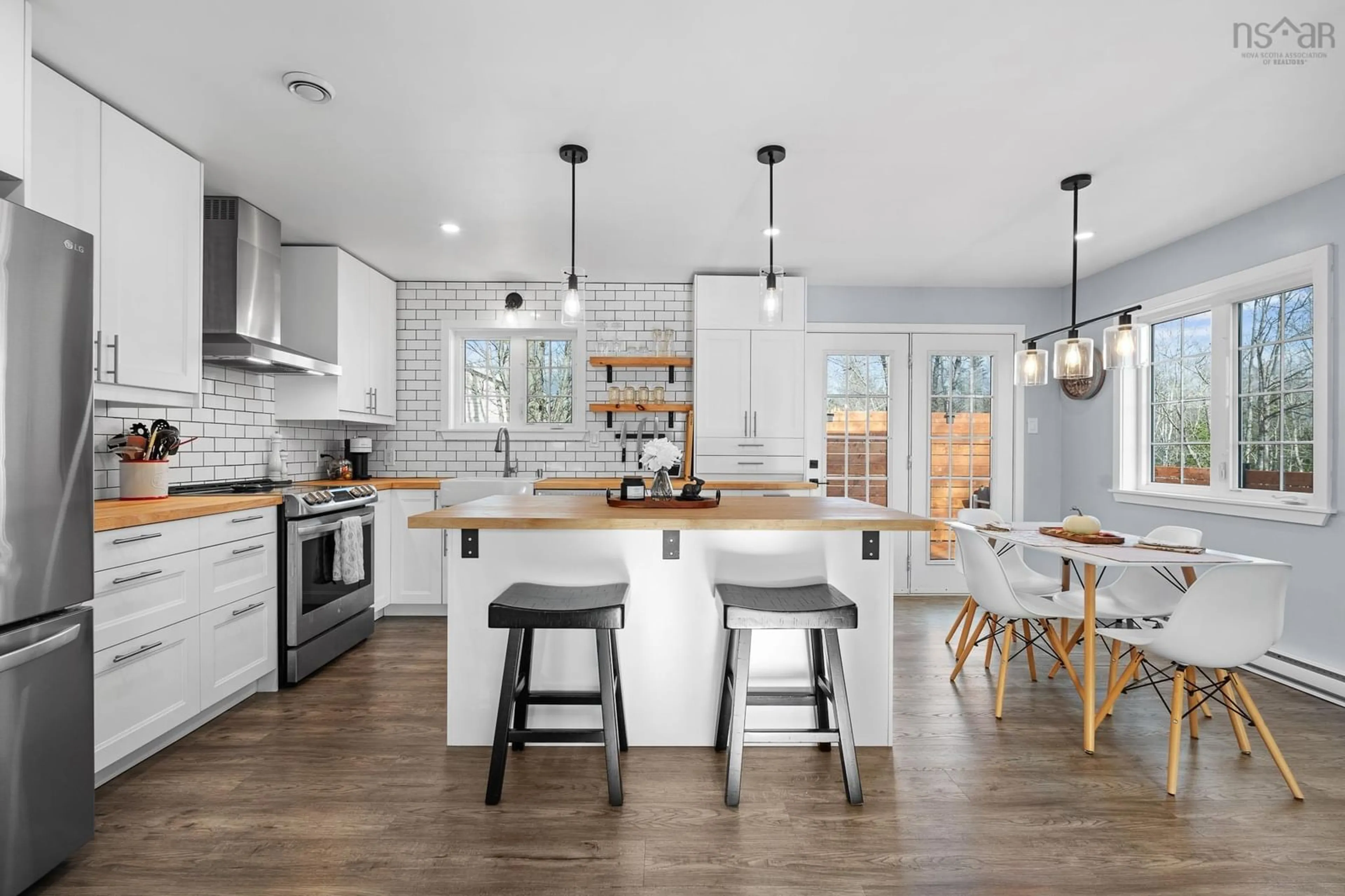 Open concept kitchen, ceramic/tile floor for 26 Frederick Allen Dr, Lantz Nova Scotia B2S 1X9